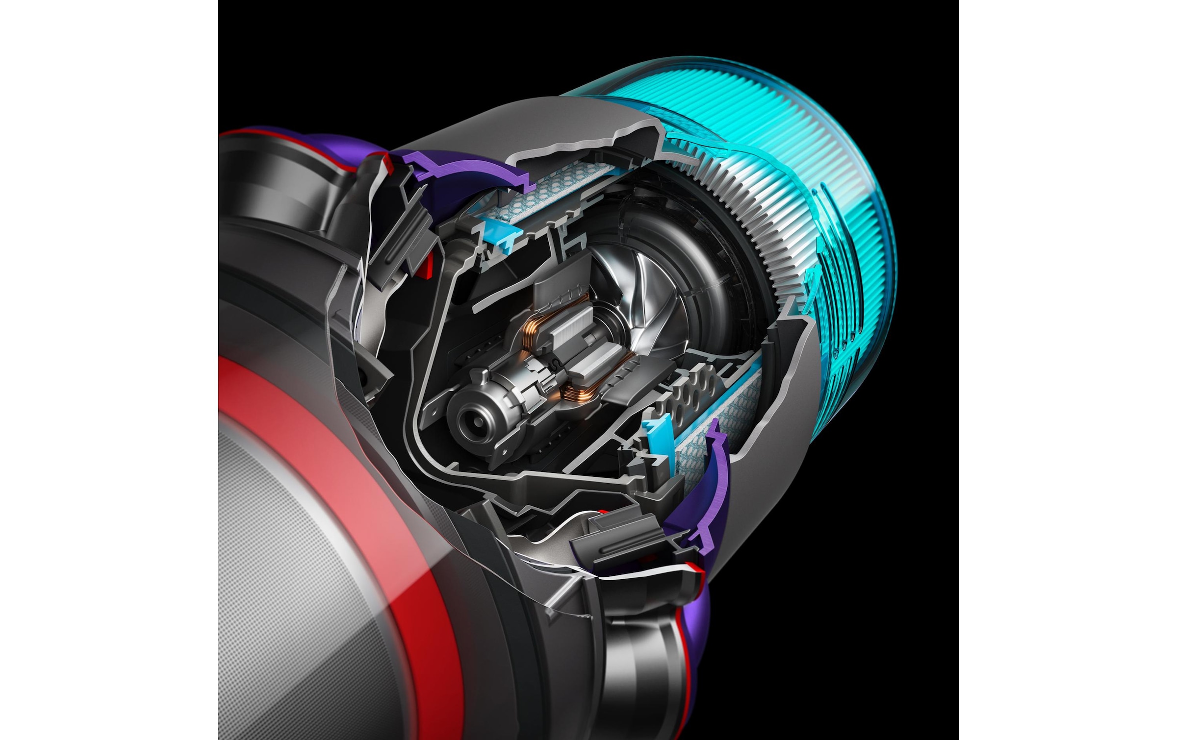 DYSON Akku-Hand-und Stielstaubsauger »Gen5detect™ Absolute (Nickel/Violett)«