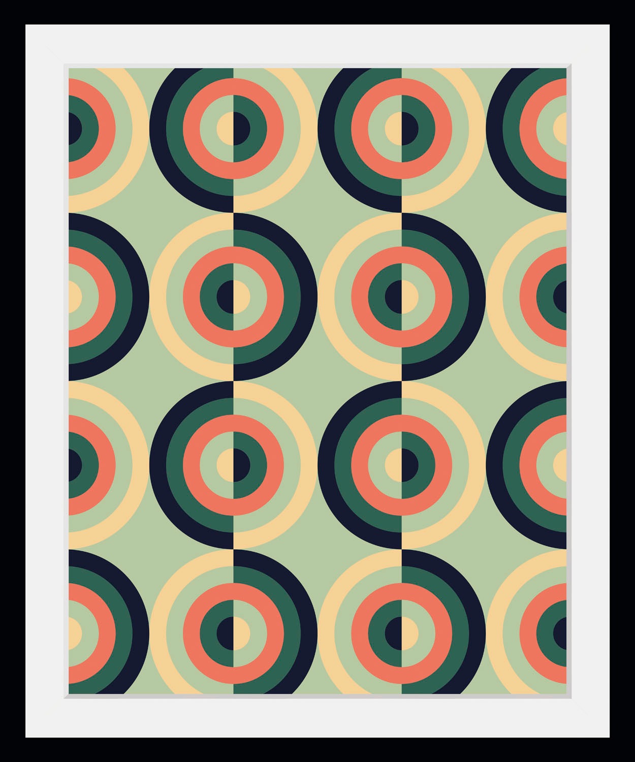 queence Bild »Kevin«, Abstrakt-Figuren-Kunst-Gemälde, (1 St.), HD Premium Poster-Druck inkl. Holzrahmen