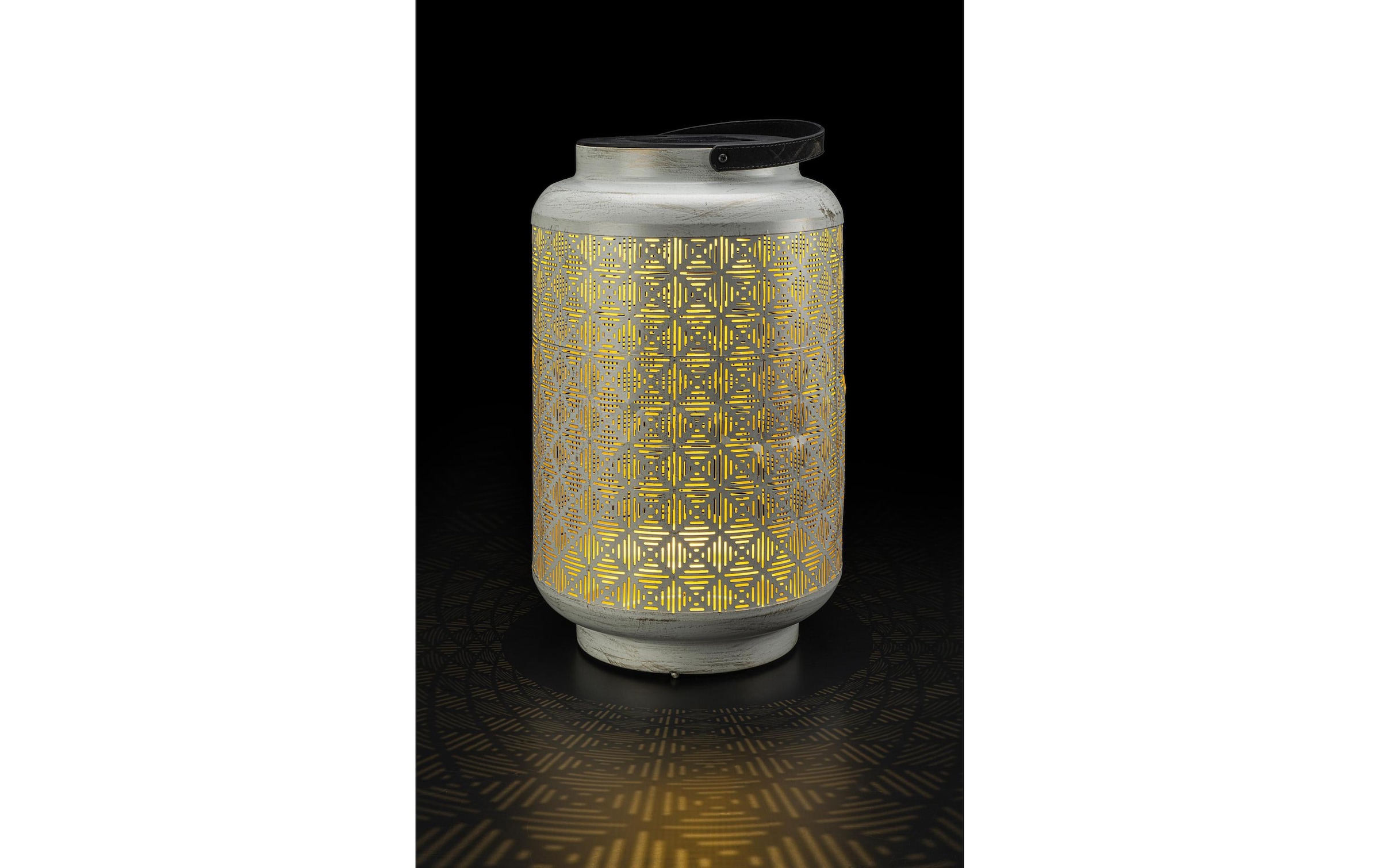 STT LED Laterne »SOLAR VINTAGE Goldfarben Weiss«