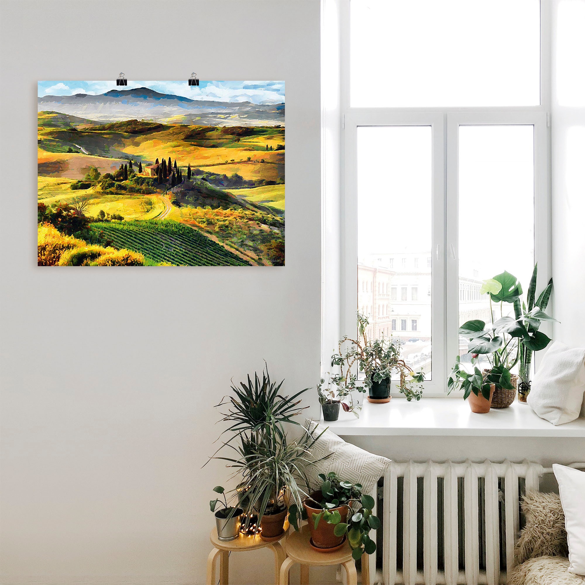 Artland Wandbild »Toskana von oben«, Wandaufkleber versch. Jelmoli-Versand kaufen von oder Poster als Alubild, St.), online Bilder Europa, | Grössen (1 in Leinwandbild