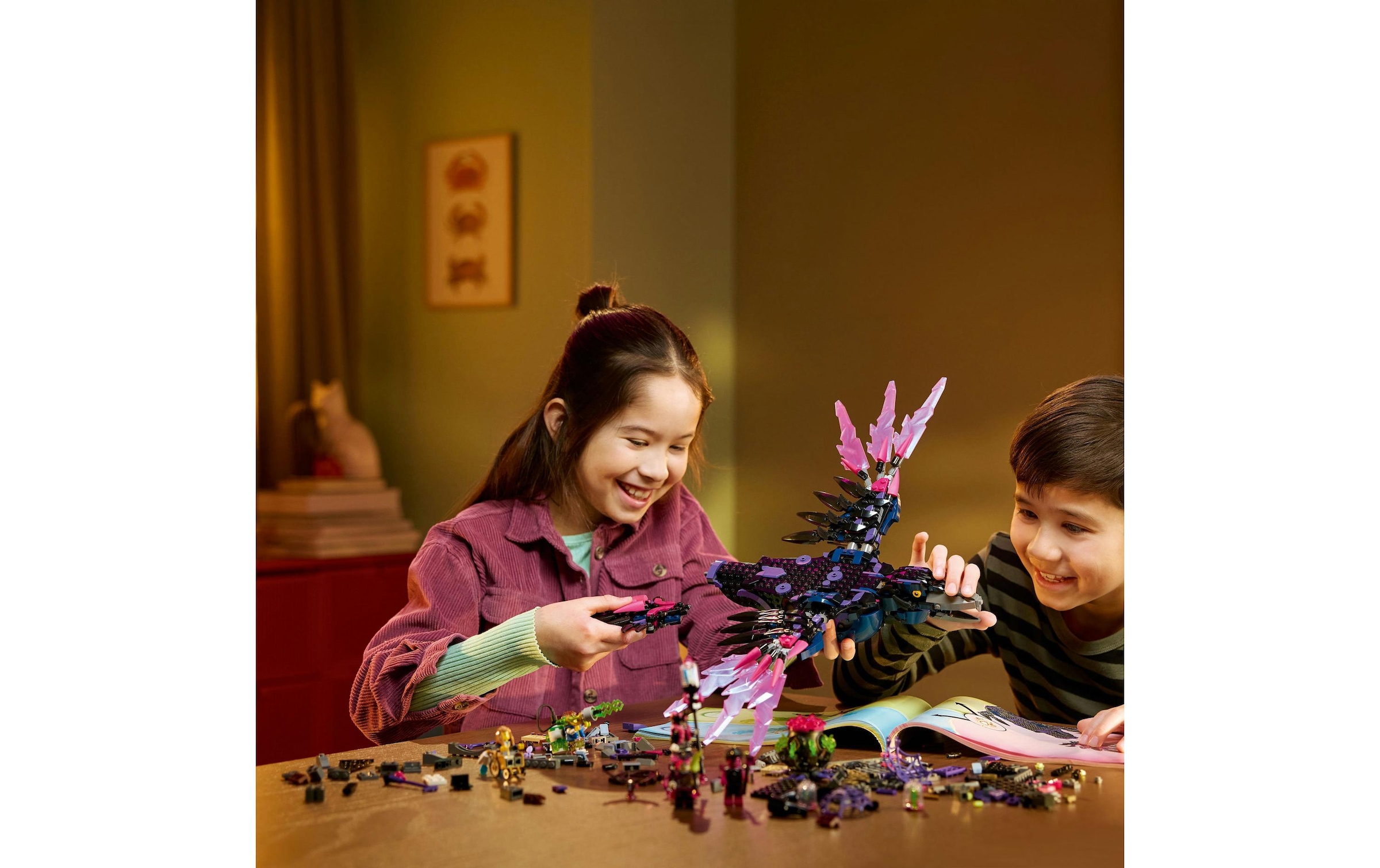 LEGO® Konstruktionsspielsteine »DreamZzz Der Mitternachtsrabe der Nimmerhexe 71478«, (1203 St.)