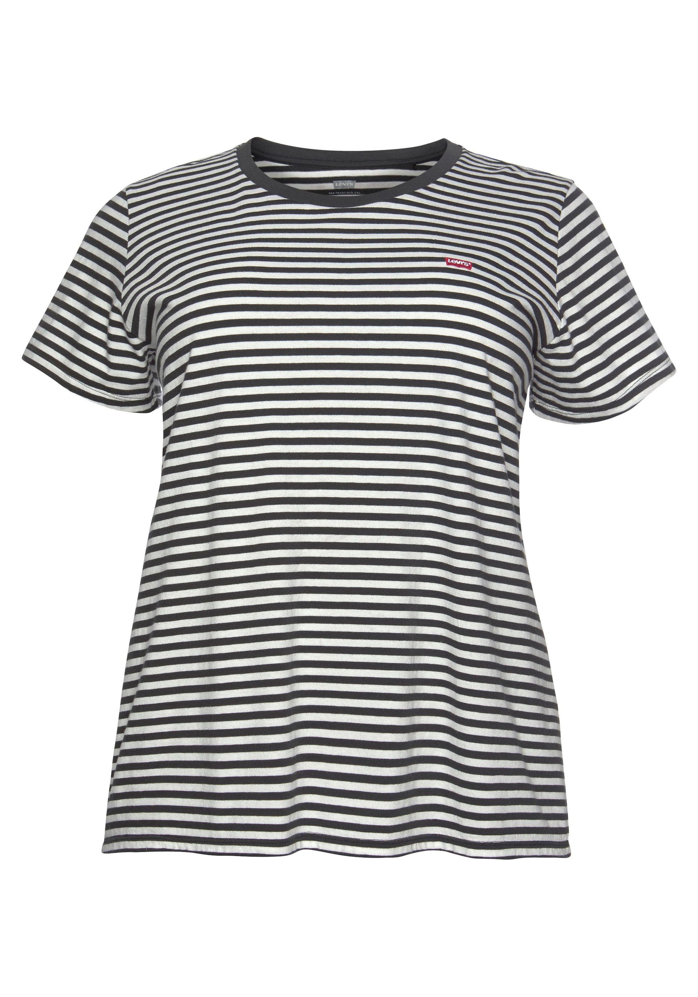 Levi's® Plus T-Shirt »PL THE PERFECT«, im Streifendesign