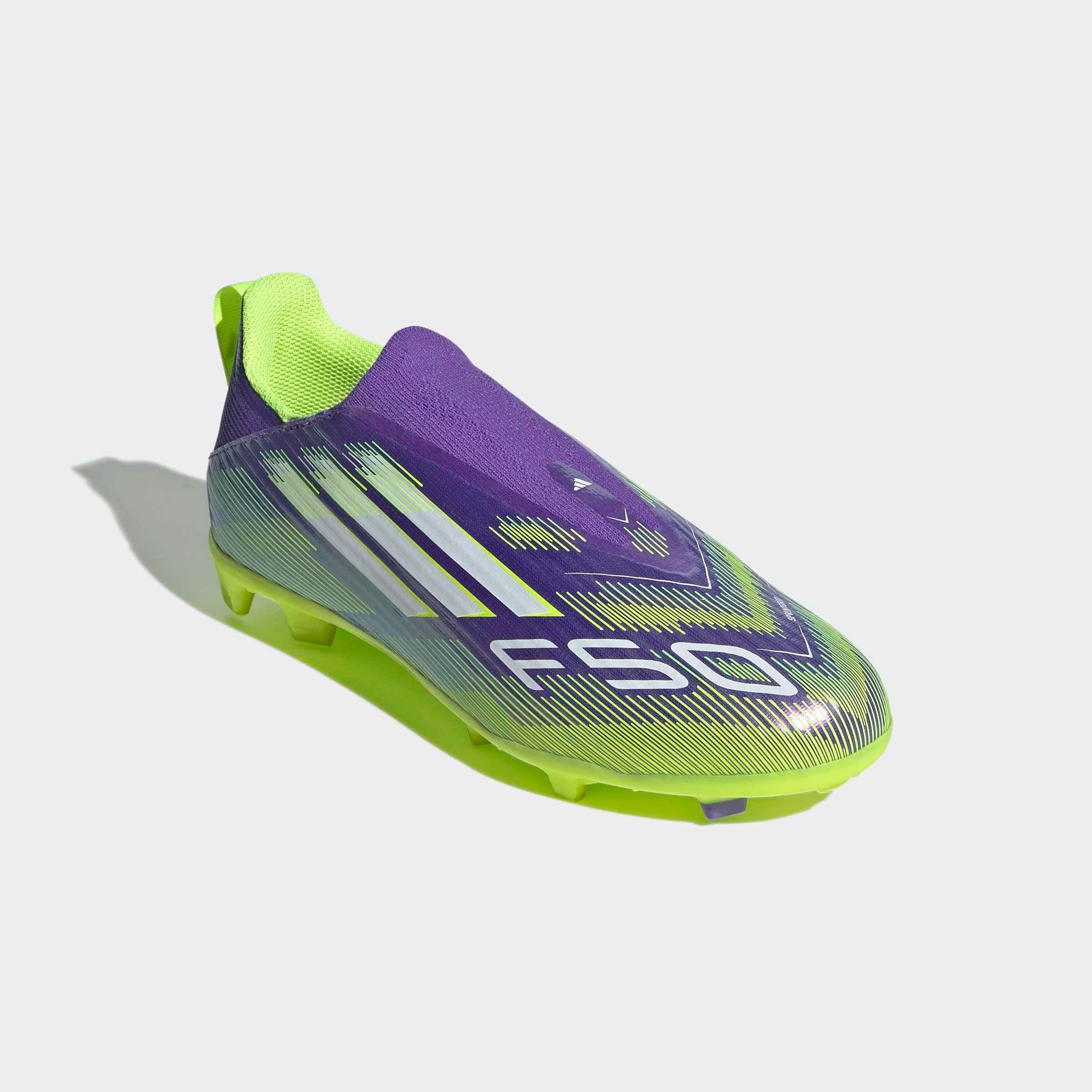 adidas Performance Fussballschuh »F50 LEAGUE LACELESS FIRM/MULTI-GROUND BOOTS KINDER«, geeignet für Rasen- und Kunstrasenplätze