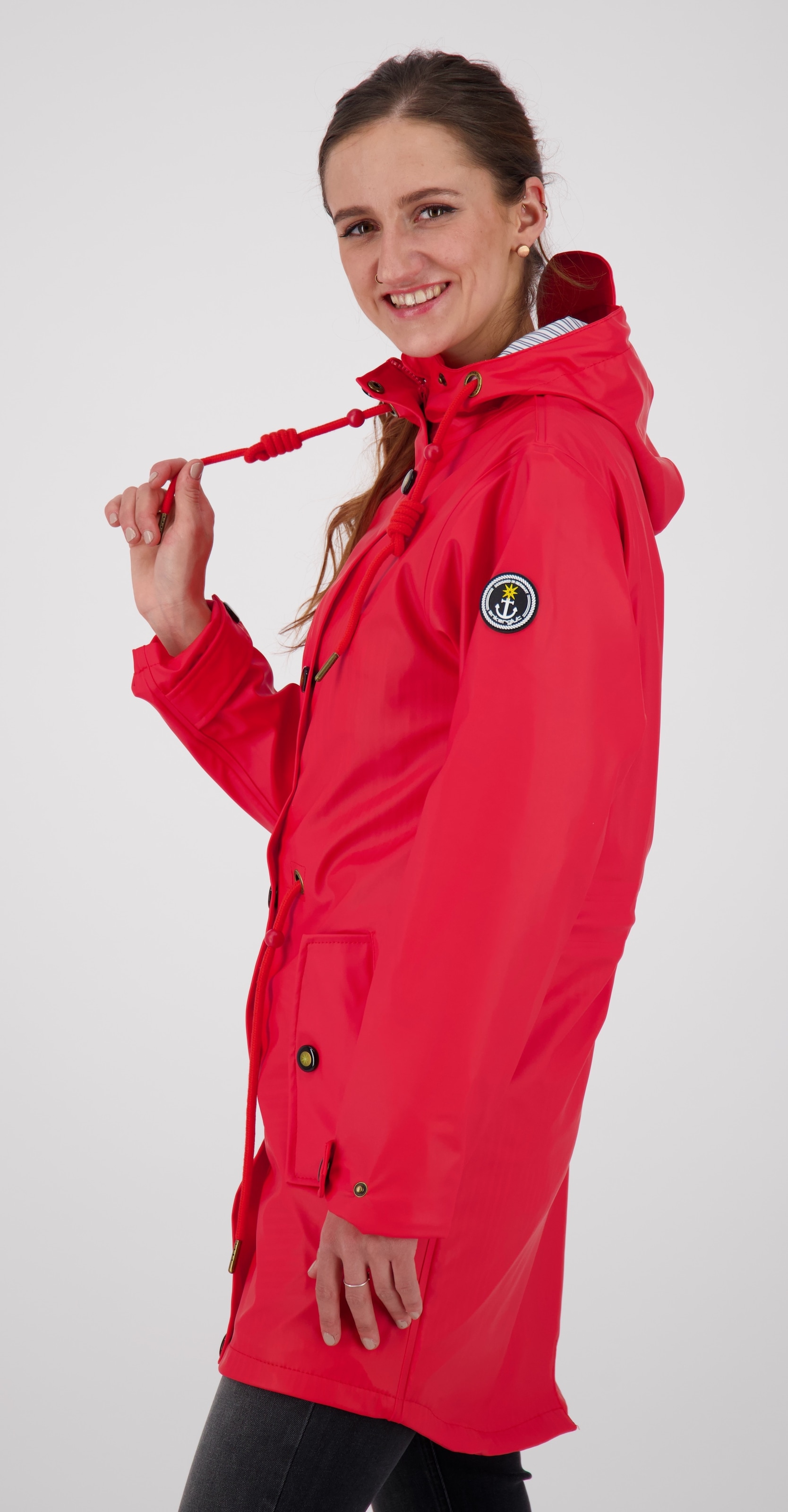 DEPROC Active Regenjacke »Friesennerz LOVE PEAK UNI WOMEN«, auch in Grossen Grössen erhältlich