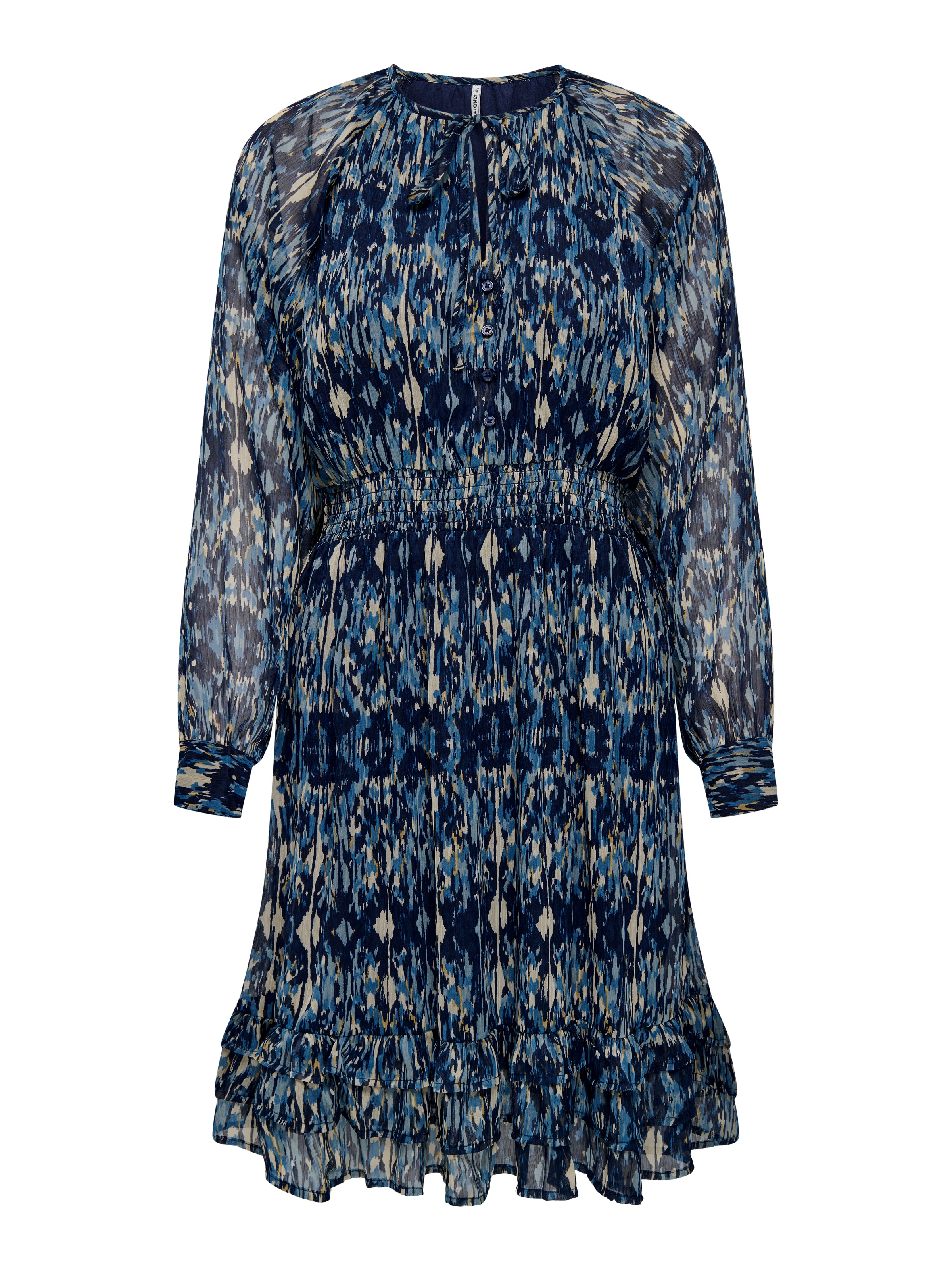ONLY Minikleid »ONLVIVA LIFE L/S LAYER DRESS PTM« Sommerkleid