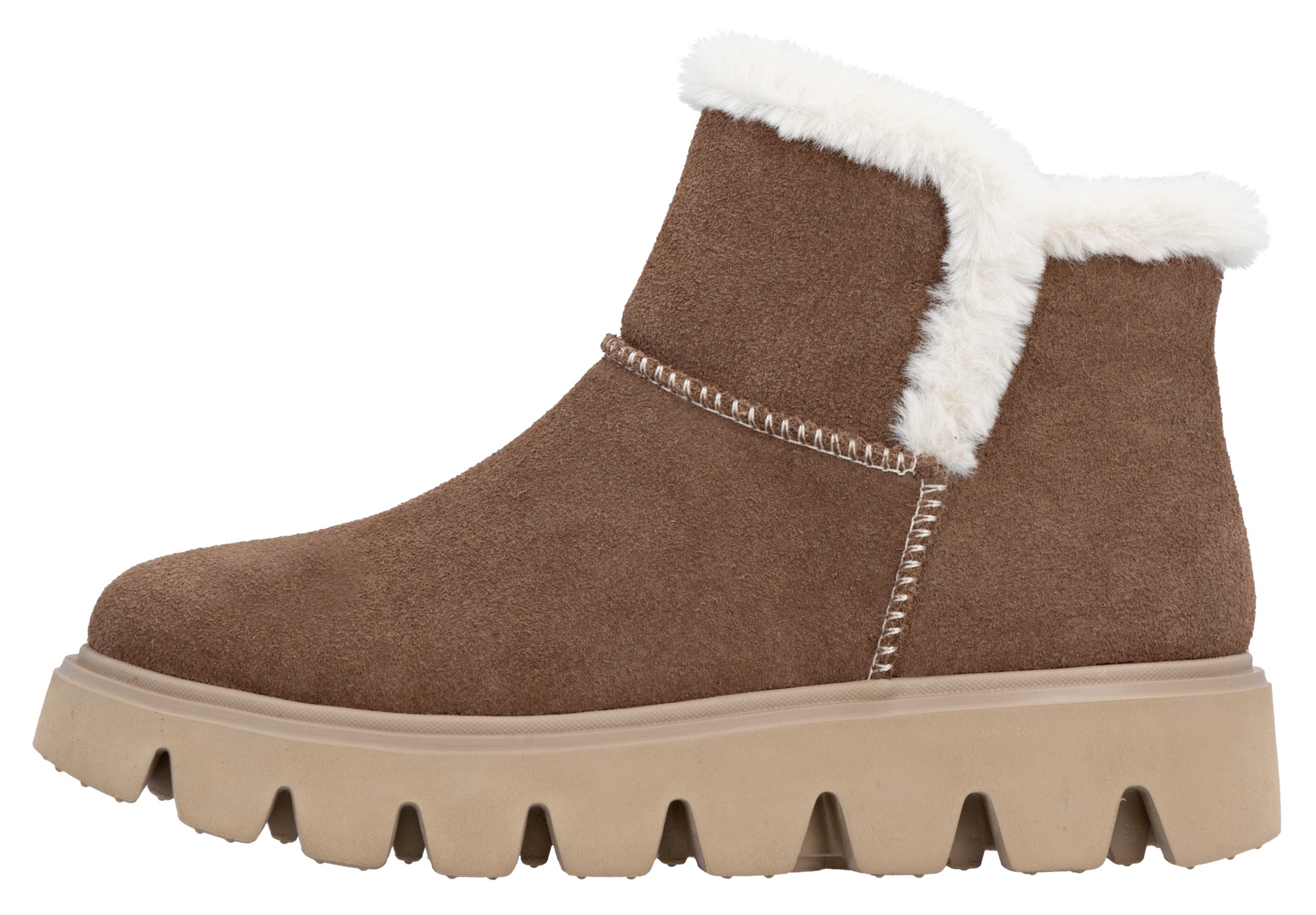 Rieker EVOLUTION Winterboots, Plateaustiefel, Schlupfschuh mit Innenreissverschluss