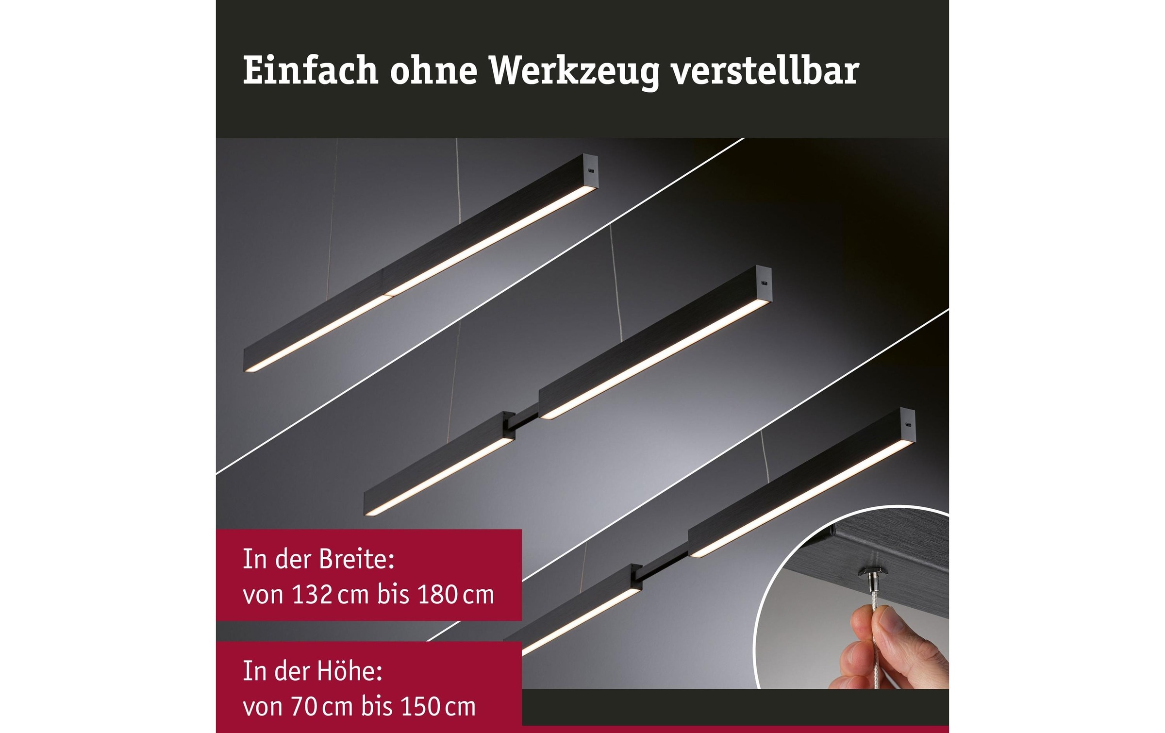 Paulmann LED Pendelleuchte »LED Touchless Sensor Aptare«, 1 flammig