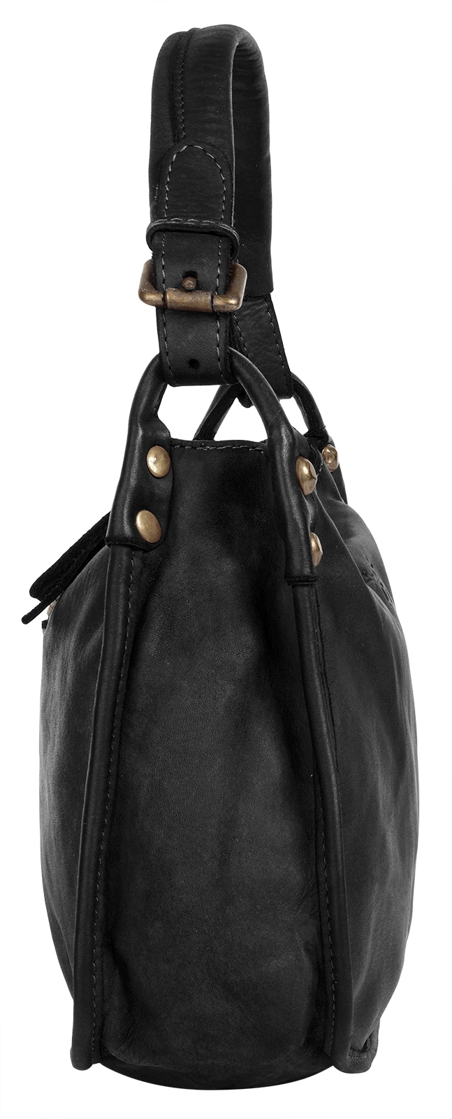 Samantha Look Henkeltasche, echt Leder, Made in Italy