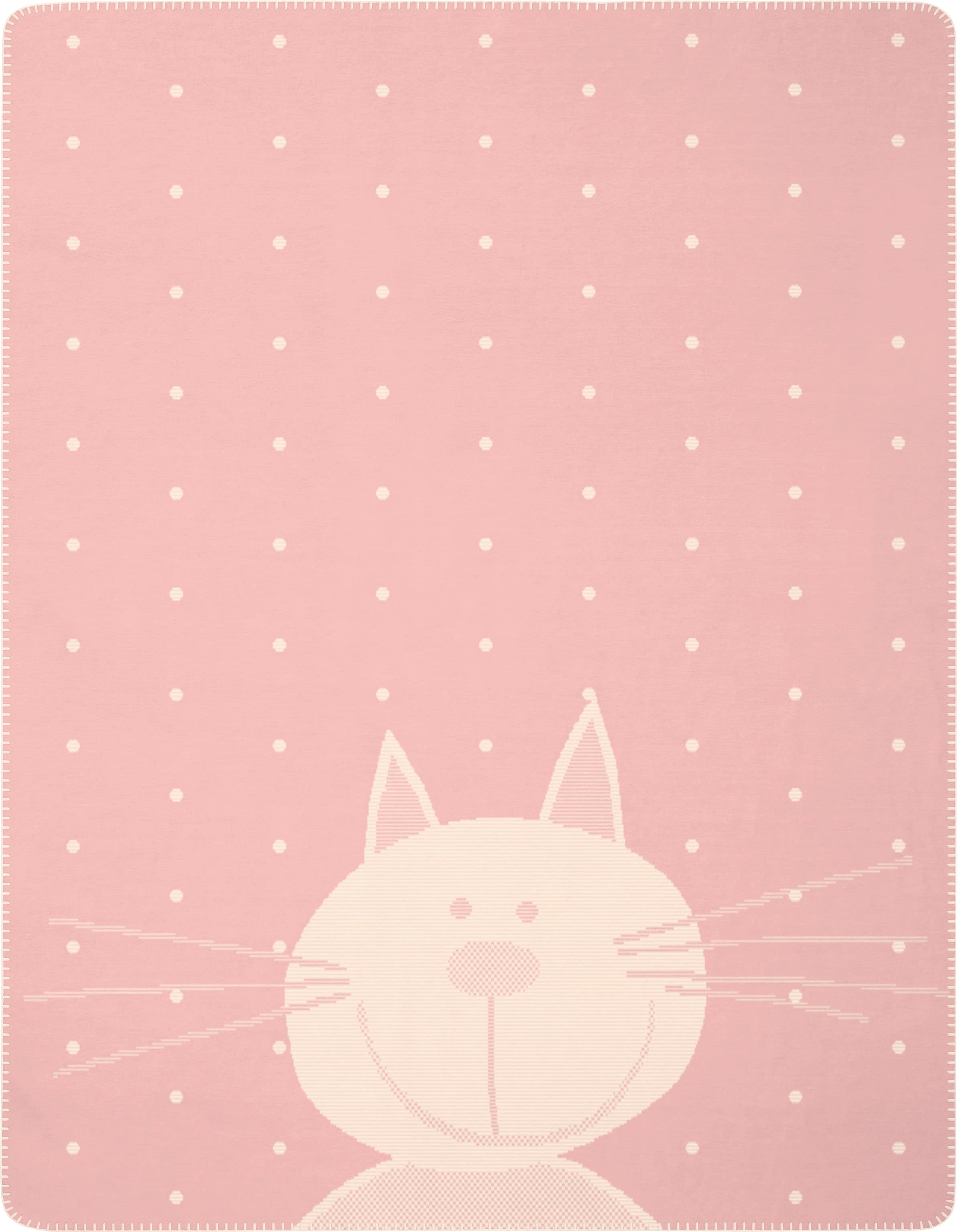 Biederlack Babydecke »Kitty«, mit süsser Katze, Kuscheldecke