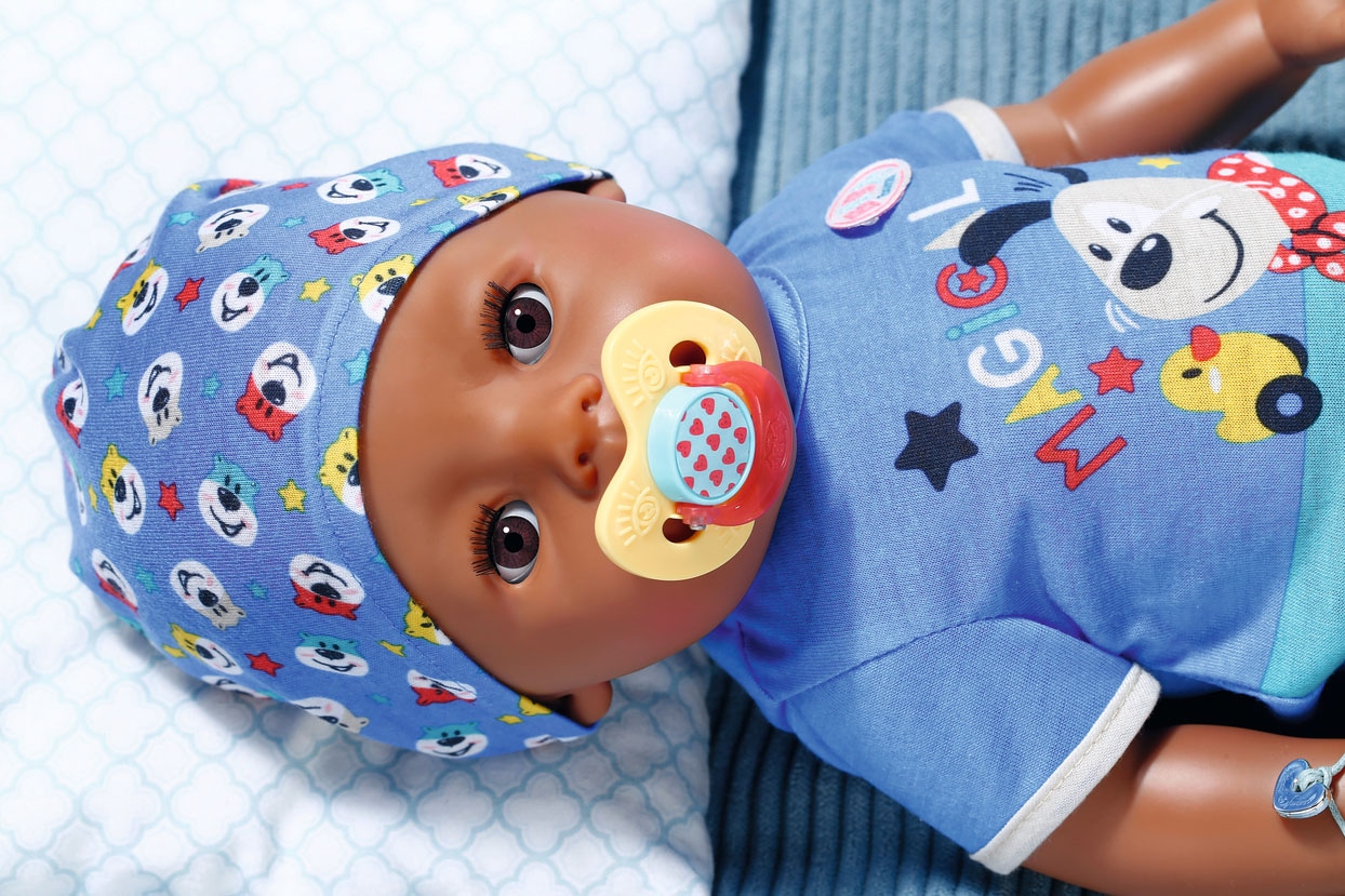 Baby Born Babypuppe »Magic Boy, Dolls of Colour, 43 cm«, mit lebensechten Funktionen