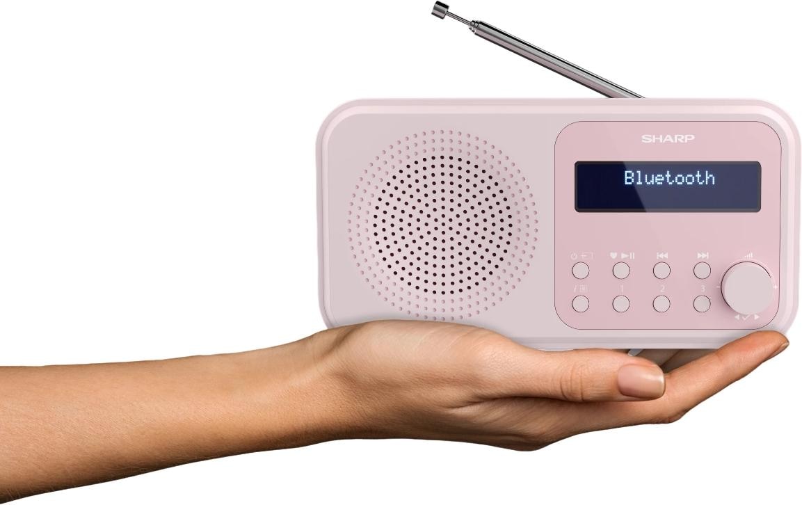 Sharp Digitalradio (DAB+) »DAB+ Radio DR-P420 – Pink«, (Digitalradio (DAB+)-FM-Tuner)