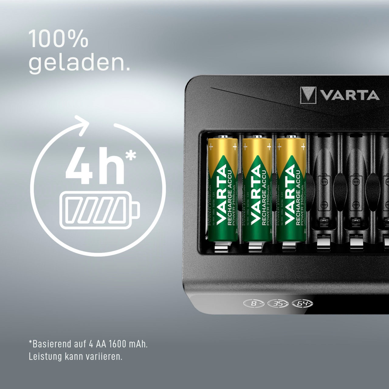 VARTA Akku-Ladestation »VARTA LCD Multi Charger+«