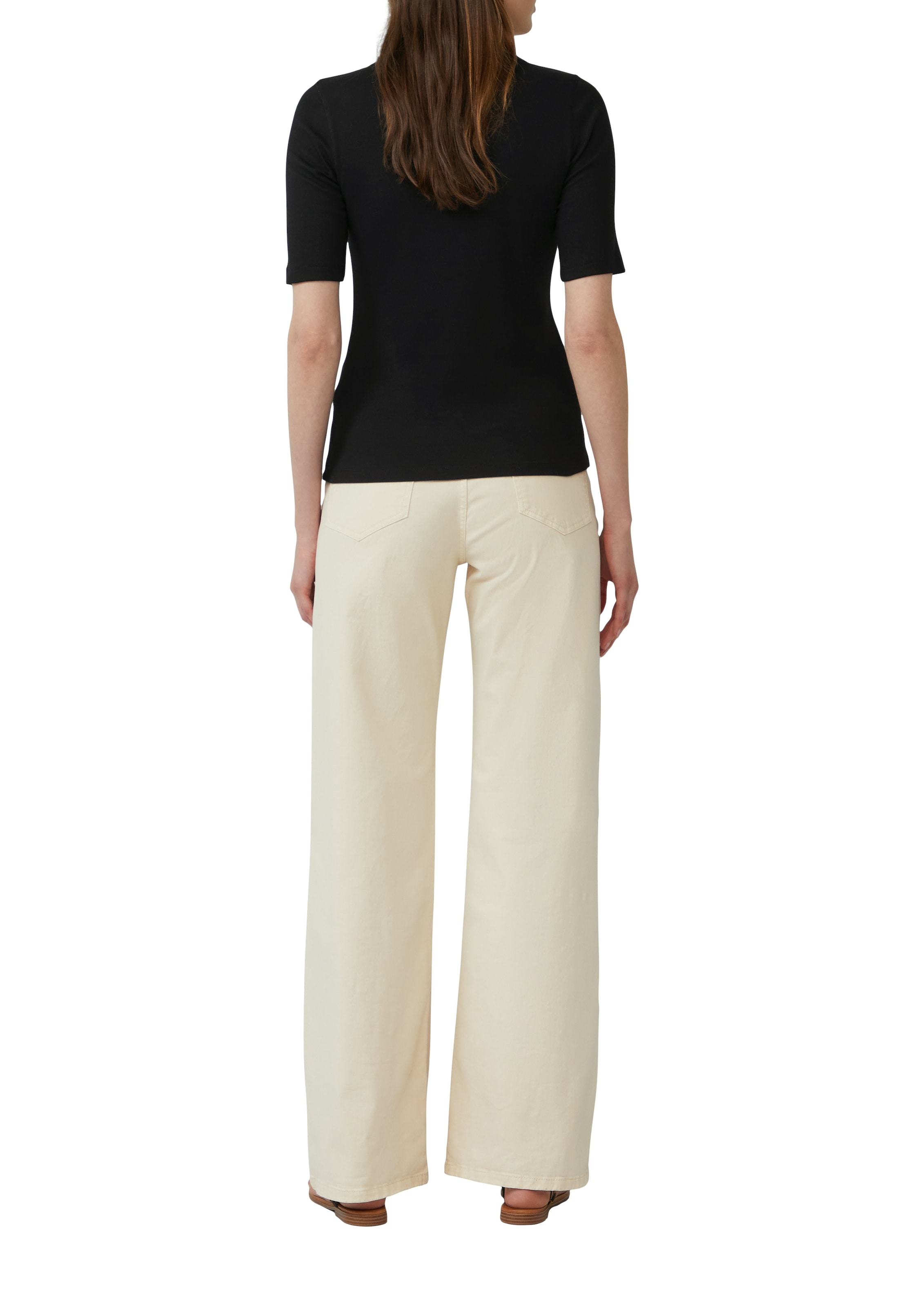 s.Oliver T-Shirt, gerippt und mit Stretch