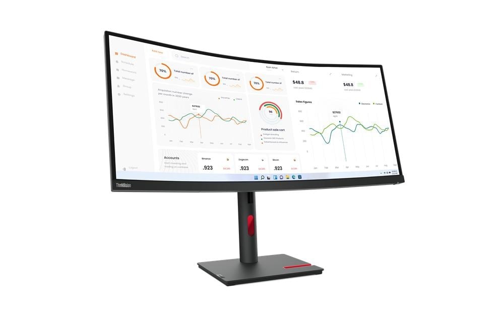 Lenovo LCD-Monitor »ThinkVision T34w-30«, 86,02 cm/34 Zoll, 3440 x 1440 px, UWQHD, 60 Hz
