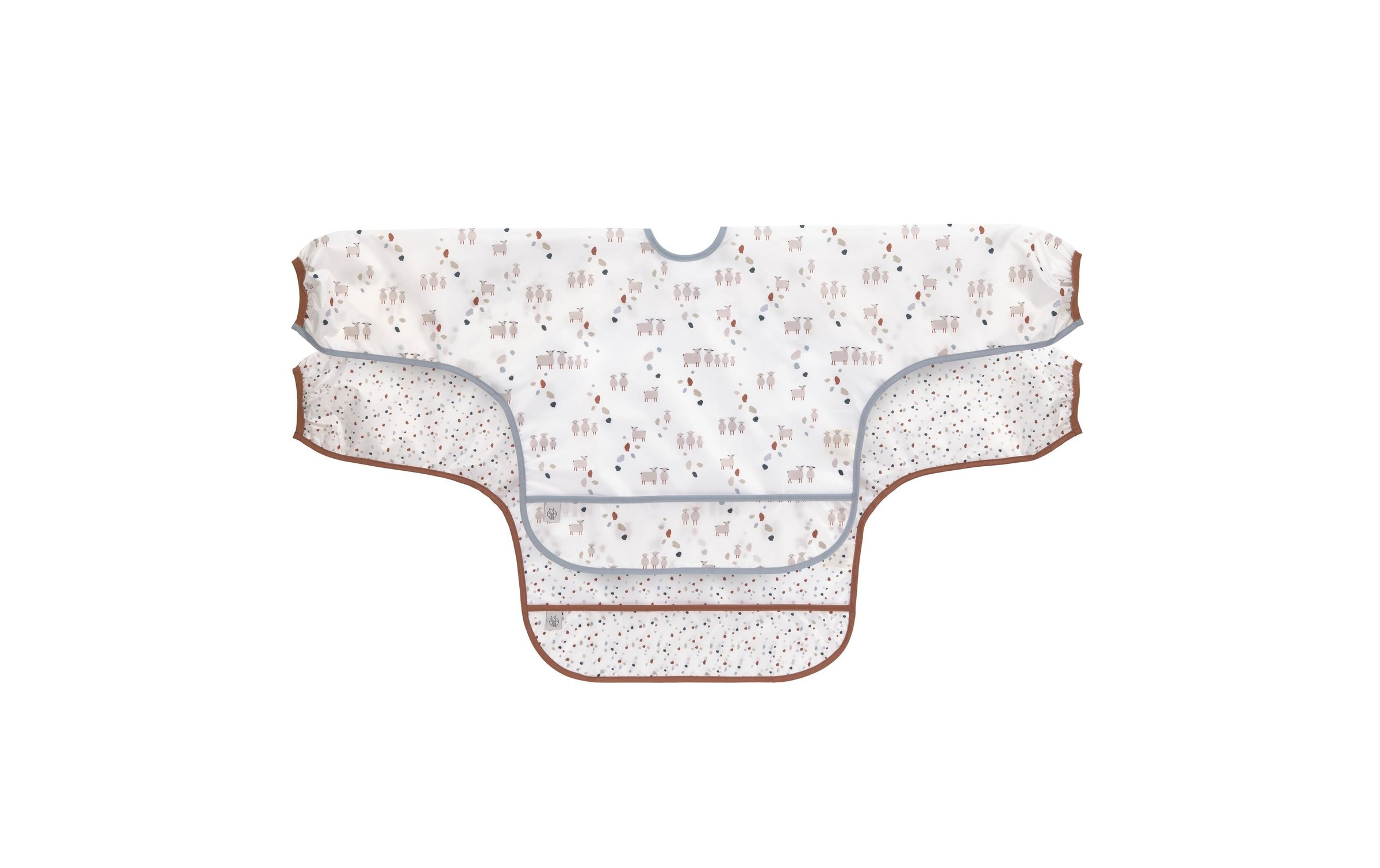 LÄSSIG Lätzchen »Tiny Farmer Schaf 2er Set 80 x 36 cm« 2x Latzchen