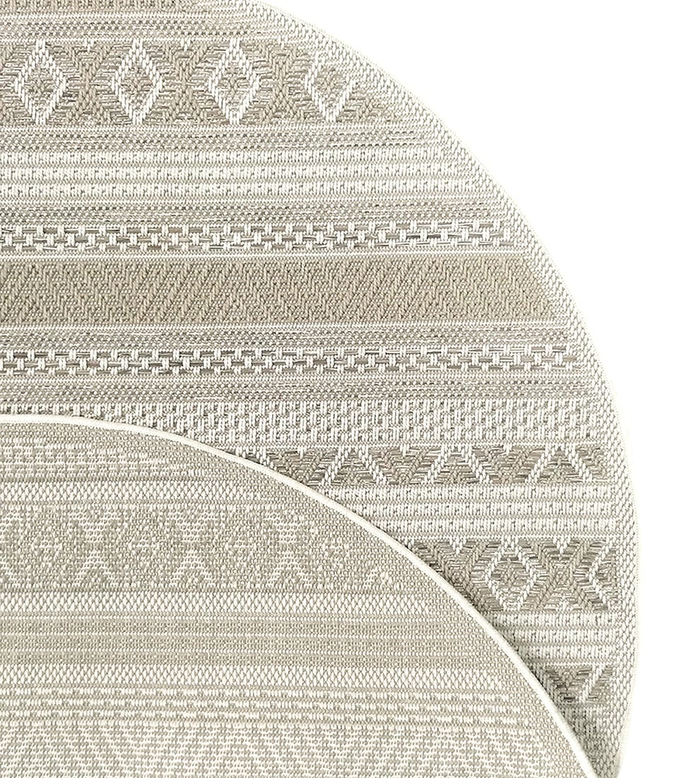the carpet Teppich »Calgary round«, rund, 1 mm Höhe, moderner robuster In und Outdoor Teppich