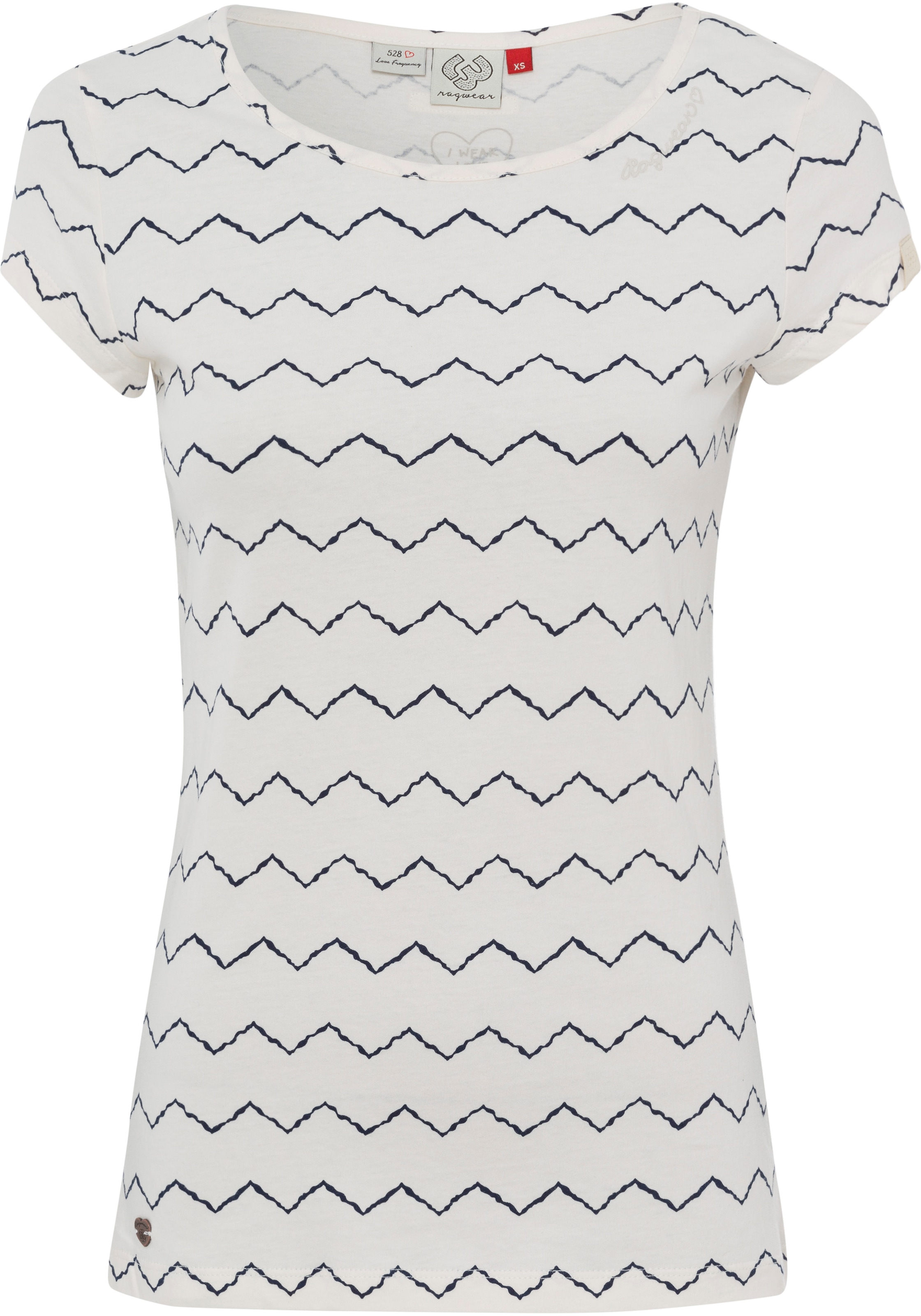 Ragwear T-Shirt »MINT | bestellen Jelmoli-Versand im Zig Zag Allover-Print-Design online ZAG«, ZIG