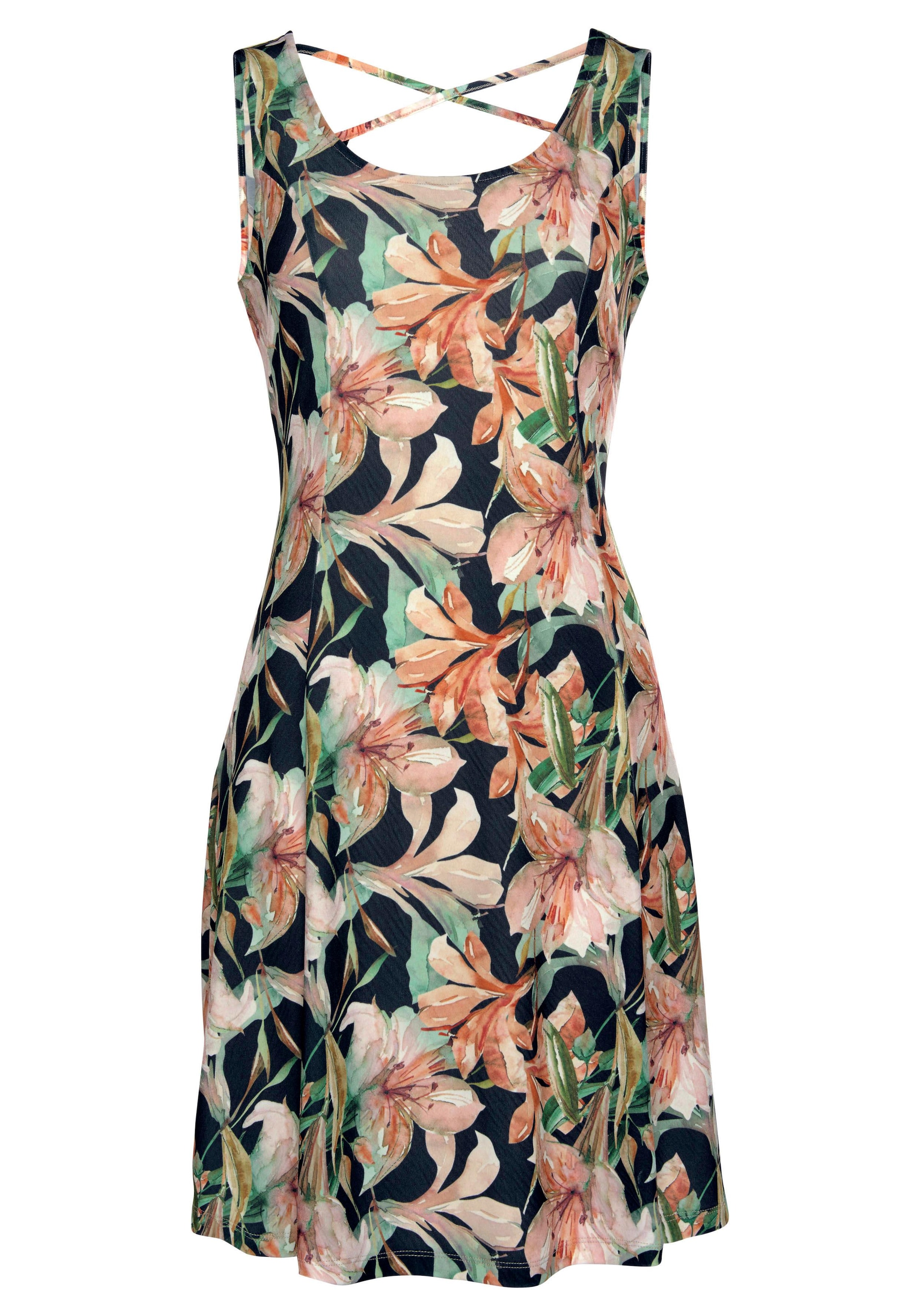 LASCANA Sommerkleid, mit tiefem Rückenausschnitt online kaufen bei  Jelmoli-Versand Schweiz