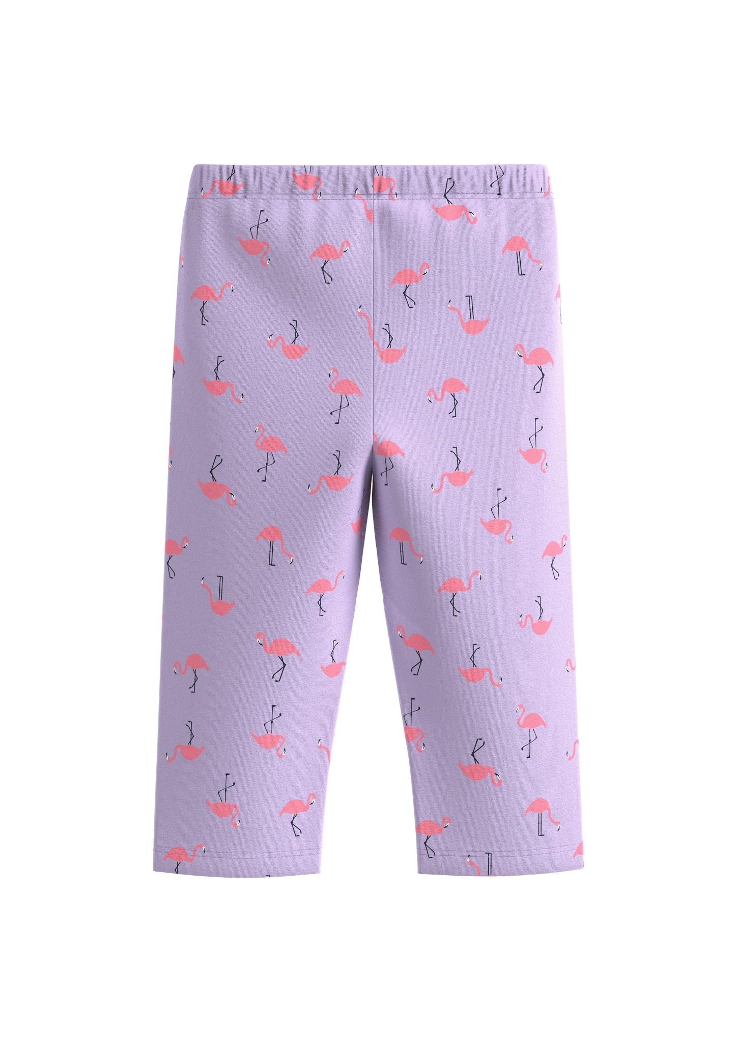 s.Oliver Junior Caprileggings, mit dekorativem Flamingo-Print