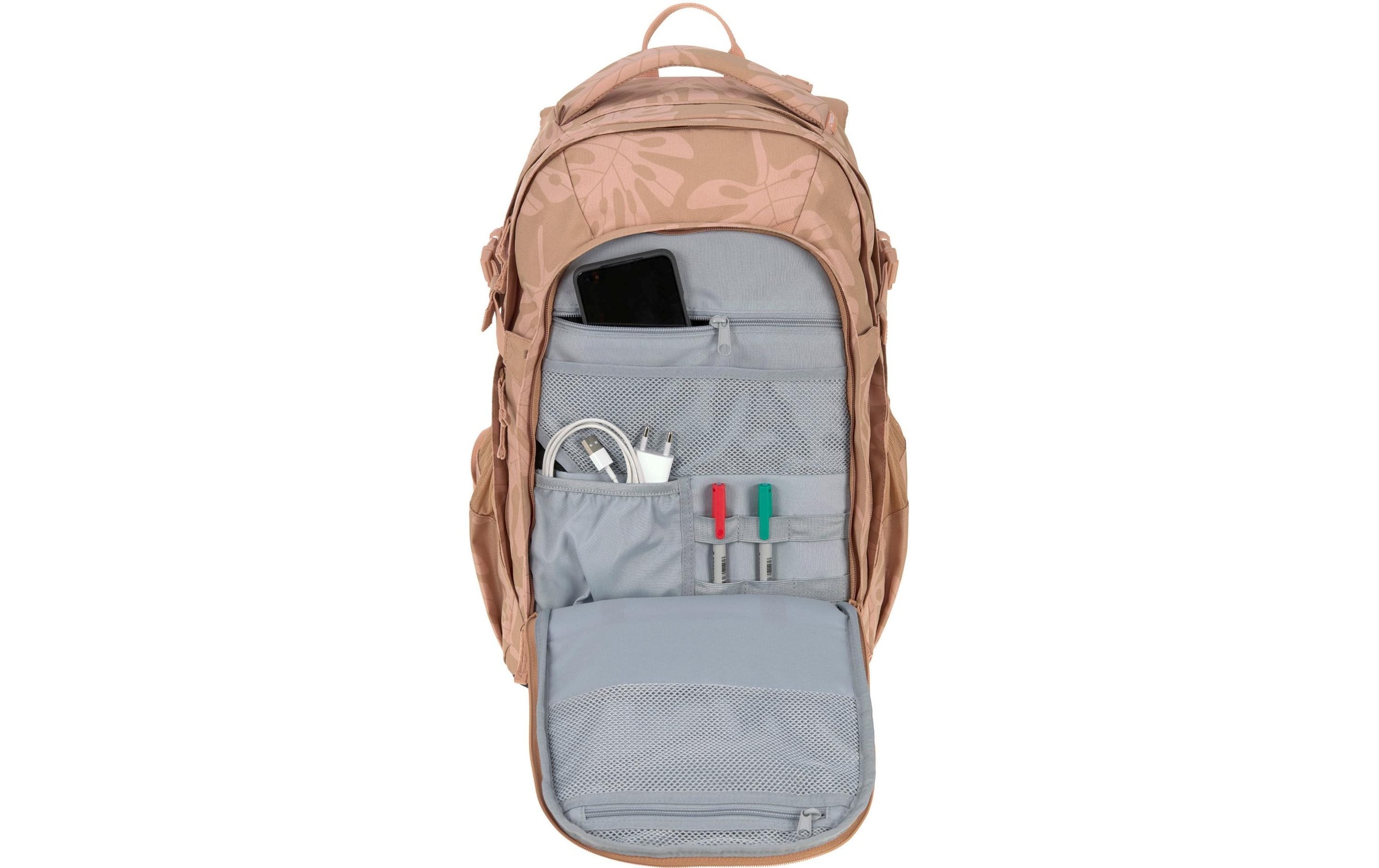 LÄSSIG Rucksack »Bold Leaves Caramel«