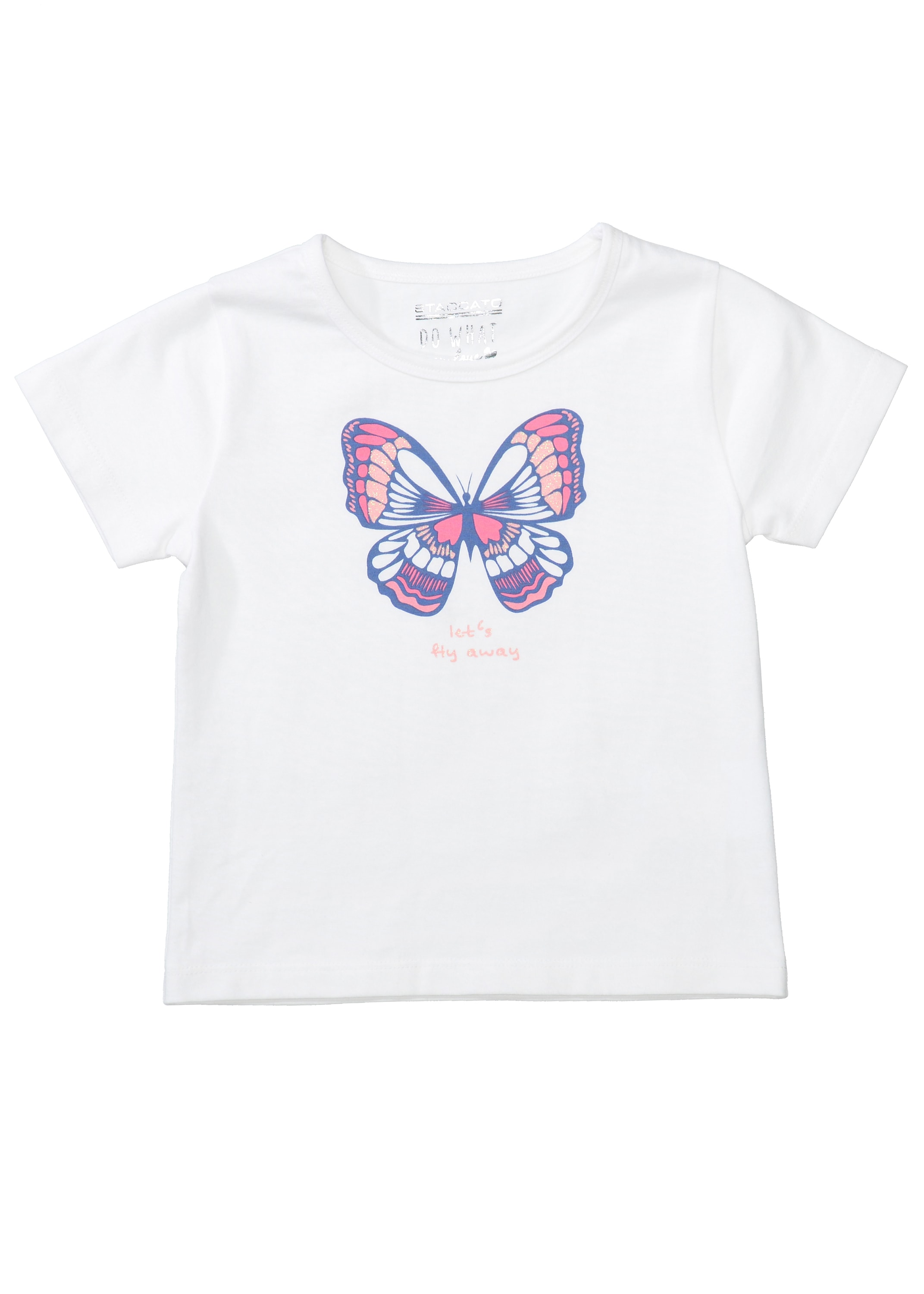STACCATO T-Shirt »Schmetterling«, 5-er Set