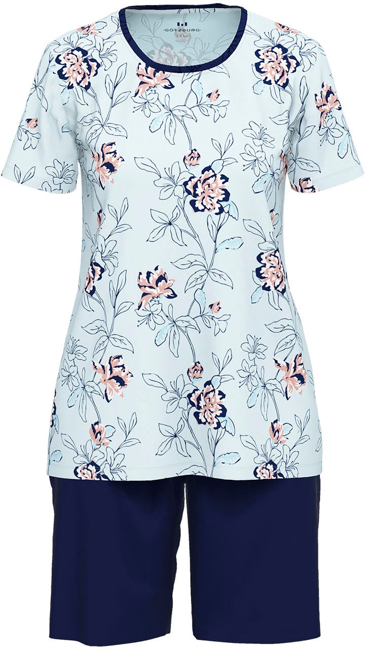tlg.), GÖTZBURG kaufen Jelmoli-Versand Pyjama (2 Schweiz online Shorty, mit floralem Print bei