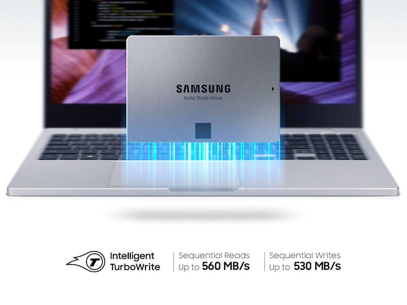 Samsung interne SSD »870 QVO«, 2,5 Zoll, Anschluss SATA III