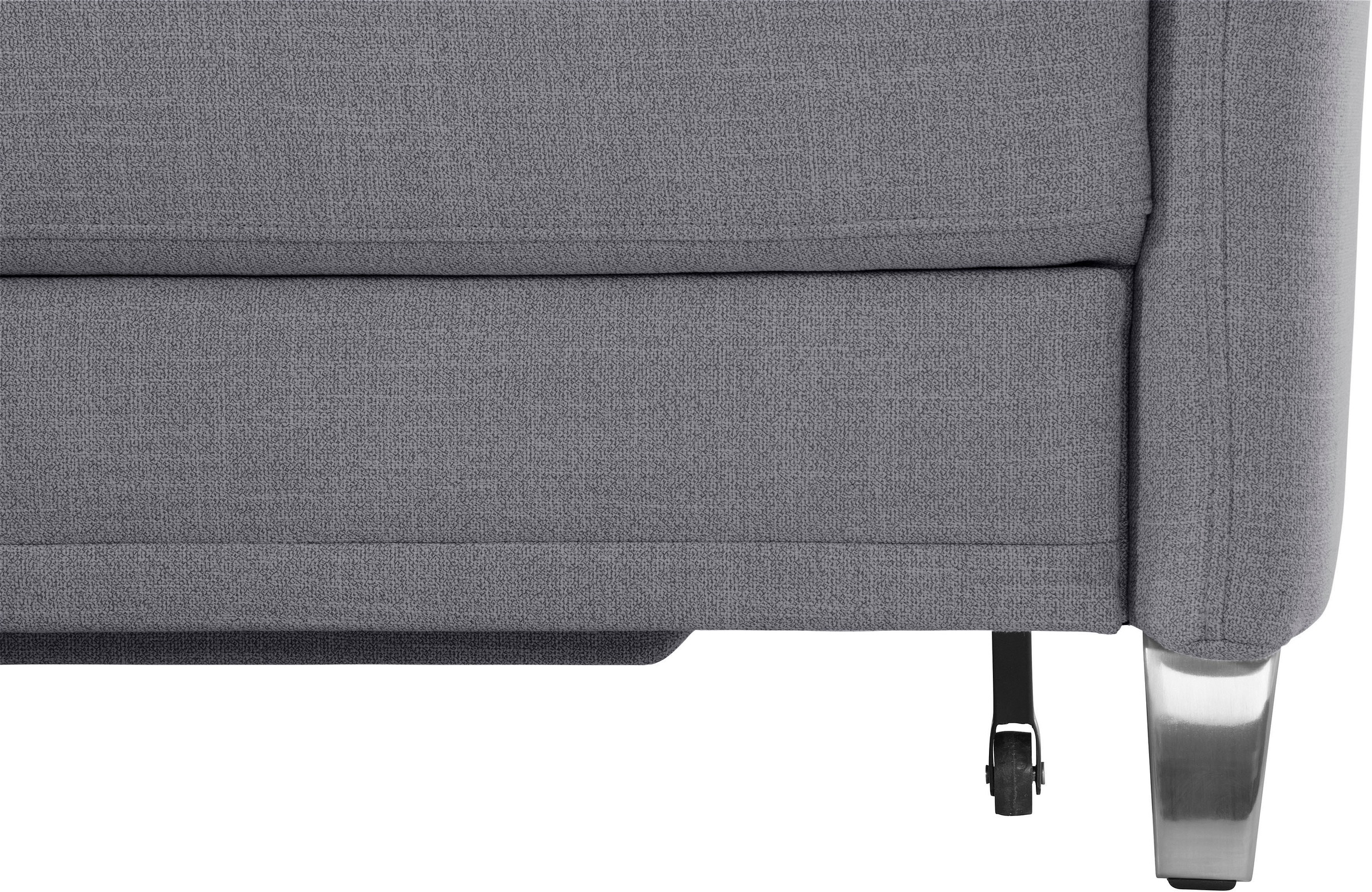 sit&more Ecksofa »Clio L-Form«, wahlweise mit Bettfunktion und Bettkasten, inklusive Federkern