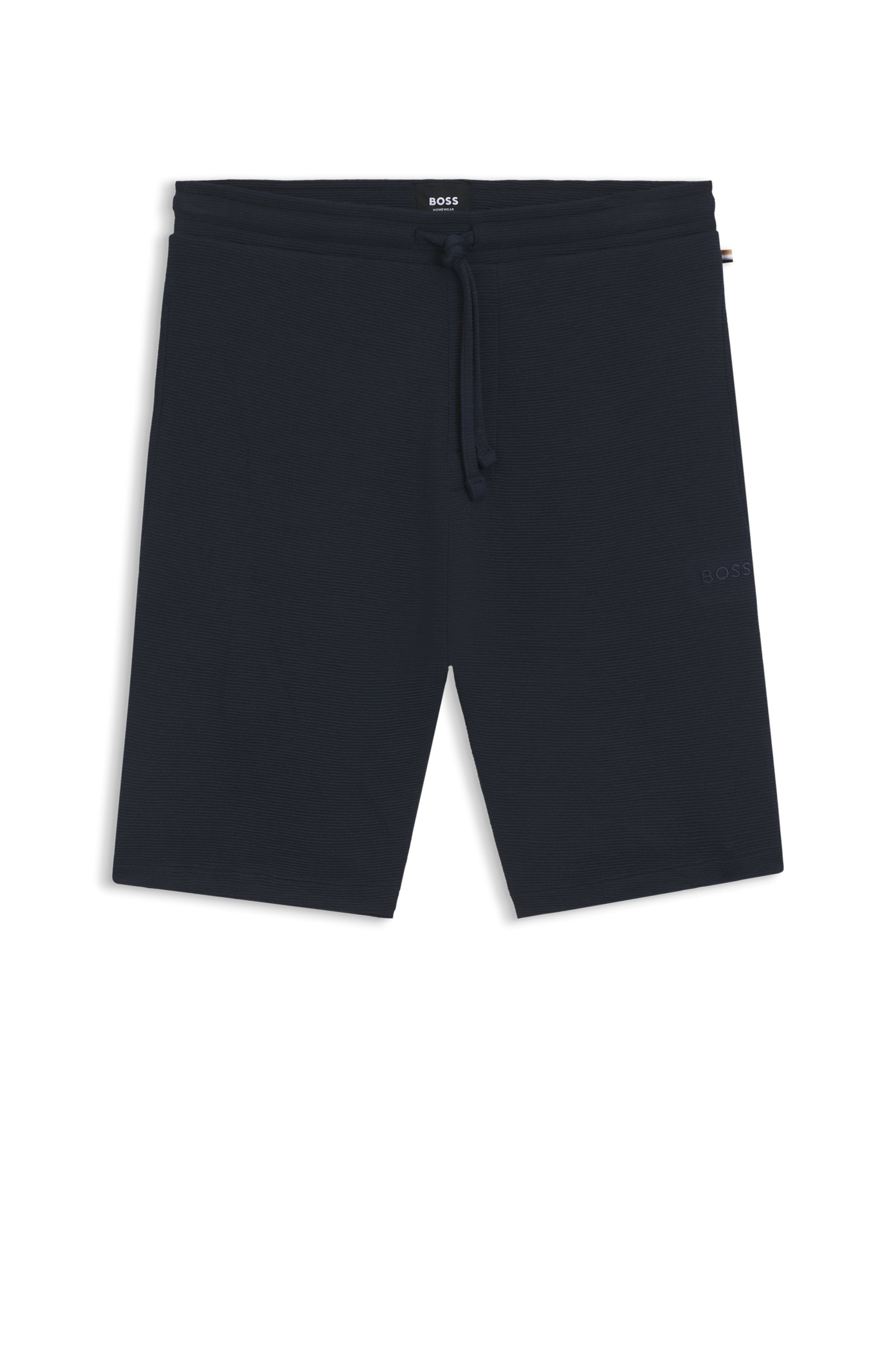 BOSS Pyjamahose »Rib Shorts« mit feiner Struktur