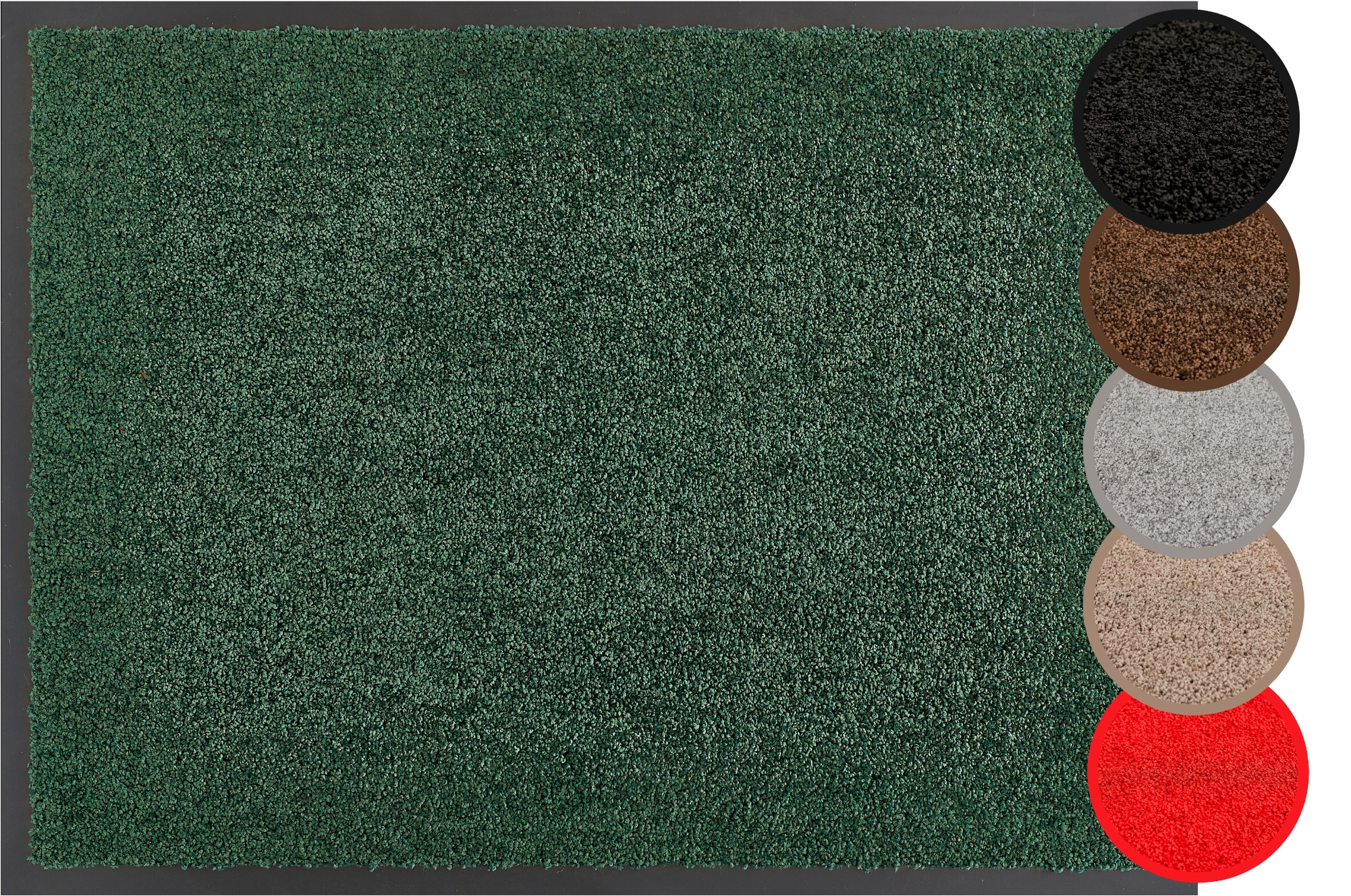 Andiamo Fussmatte »Verdi, Made in Netherlands«, rechteckig, 6 mm Höhe, Schmutzfangmatte, auch für überdachten Aussenbereich geeignet, waschbar