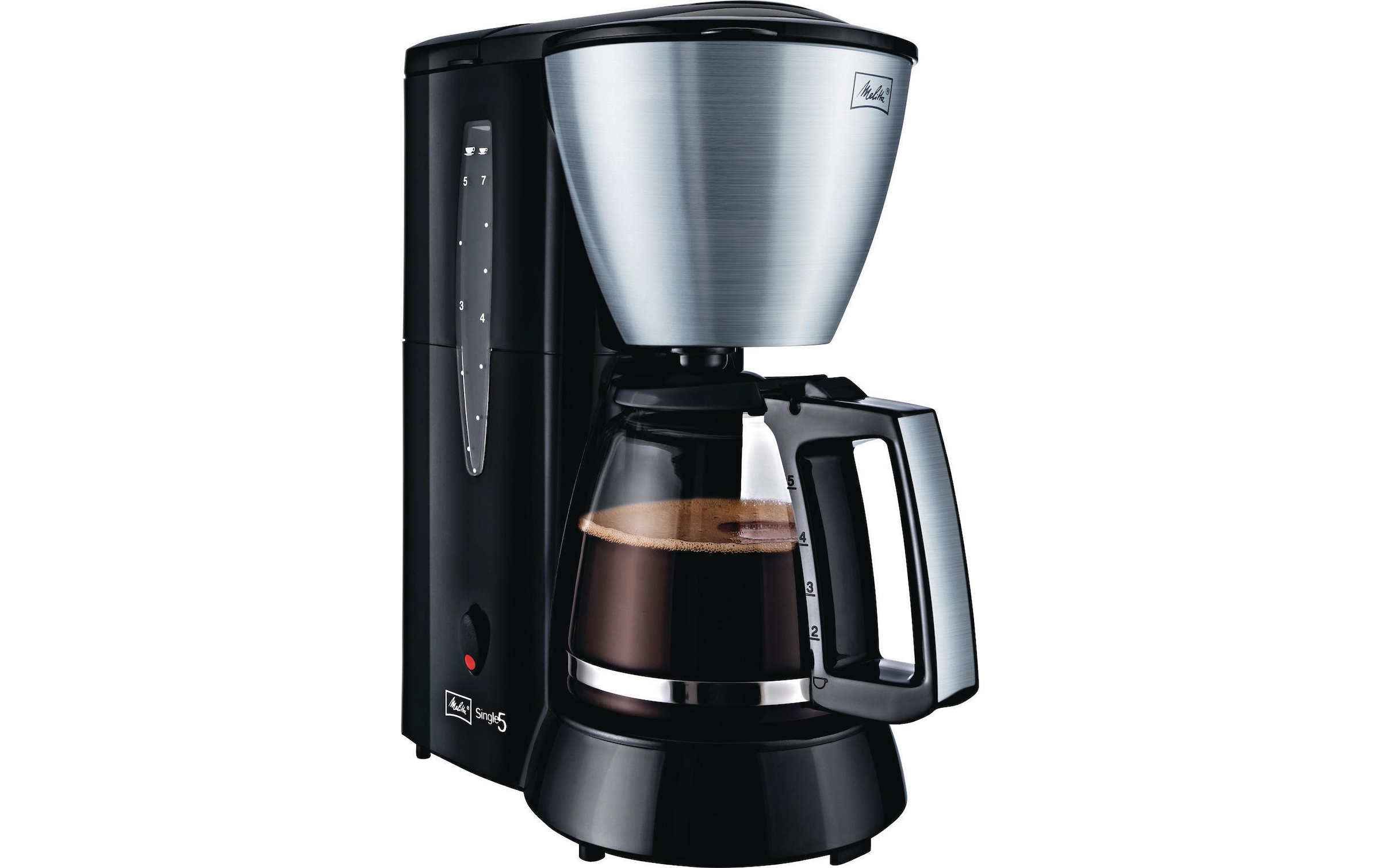 Melitta Filterkaffeemaschine »Single 5 Edelstahl« Papierfilter 1×2
