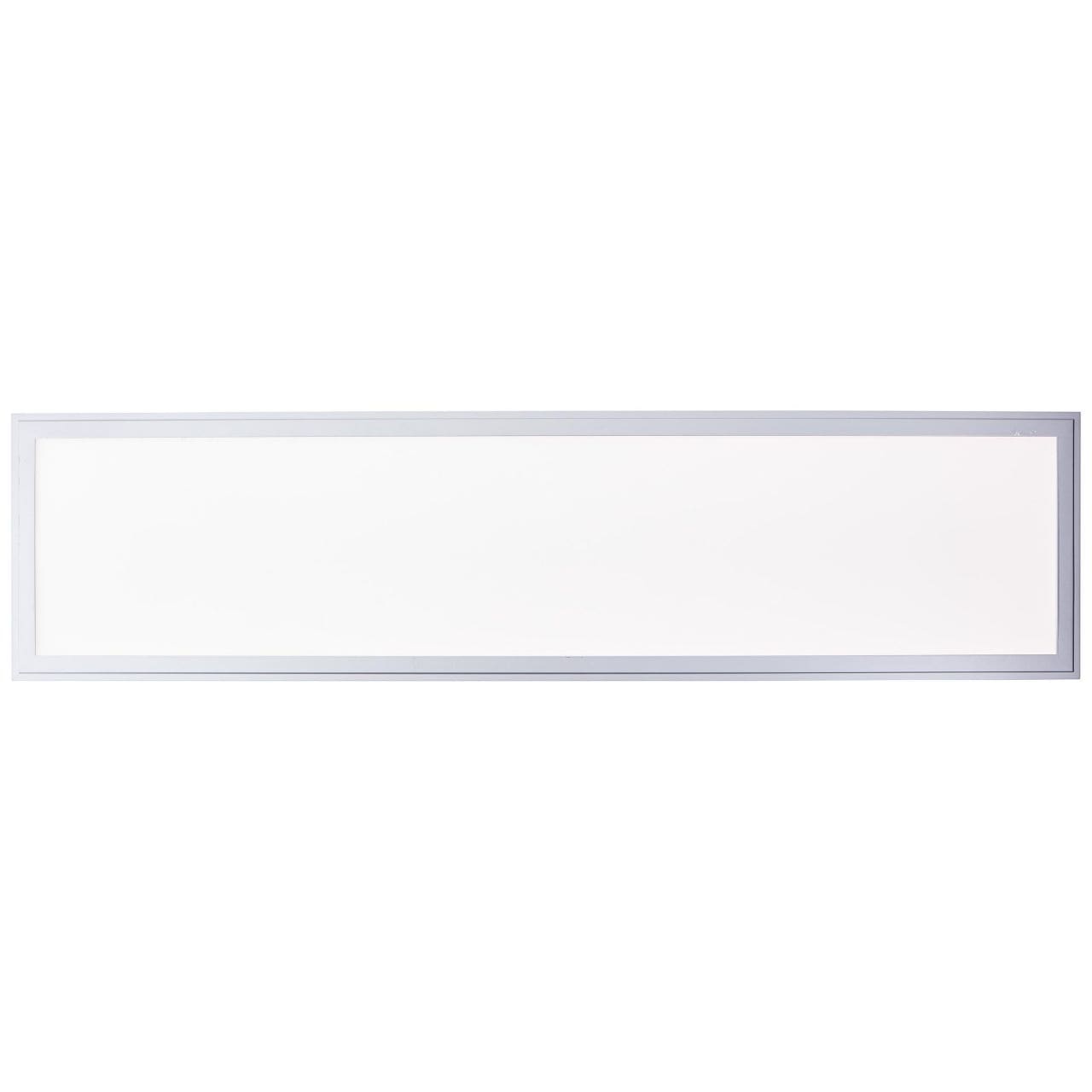 Brilliant LED Panel »Flat«, 1 flammig, LED Deckenlampe 100x25cm silber