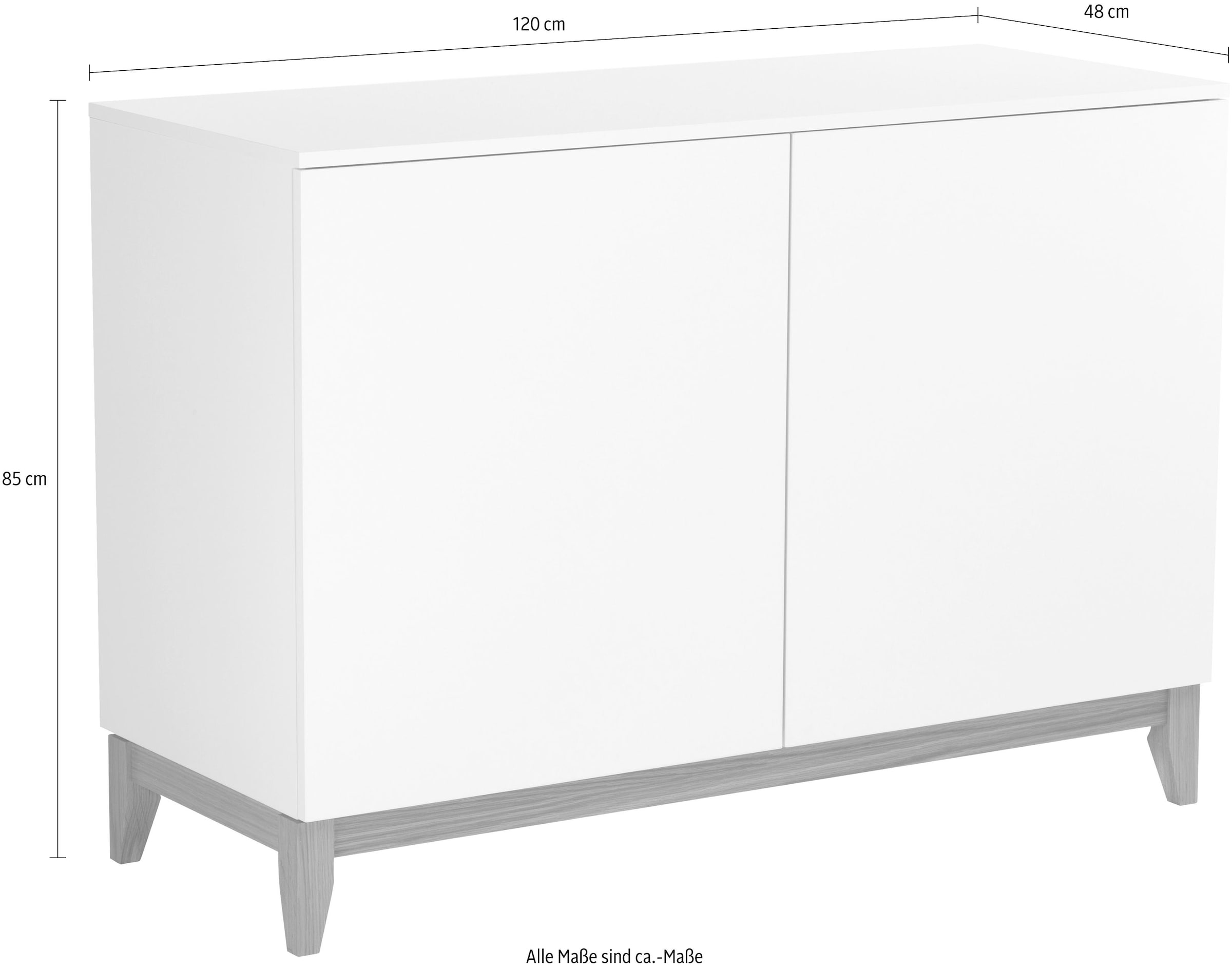 Woodman Sideboard »Elinee«, Kommode im angesagten skandinavischen Look, Breite 120 cm, FSC®