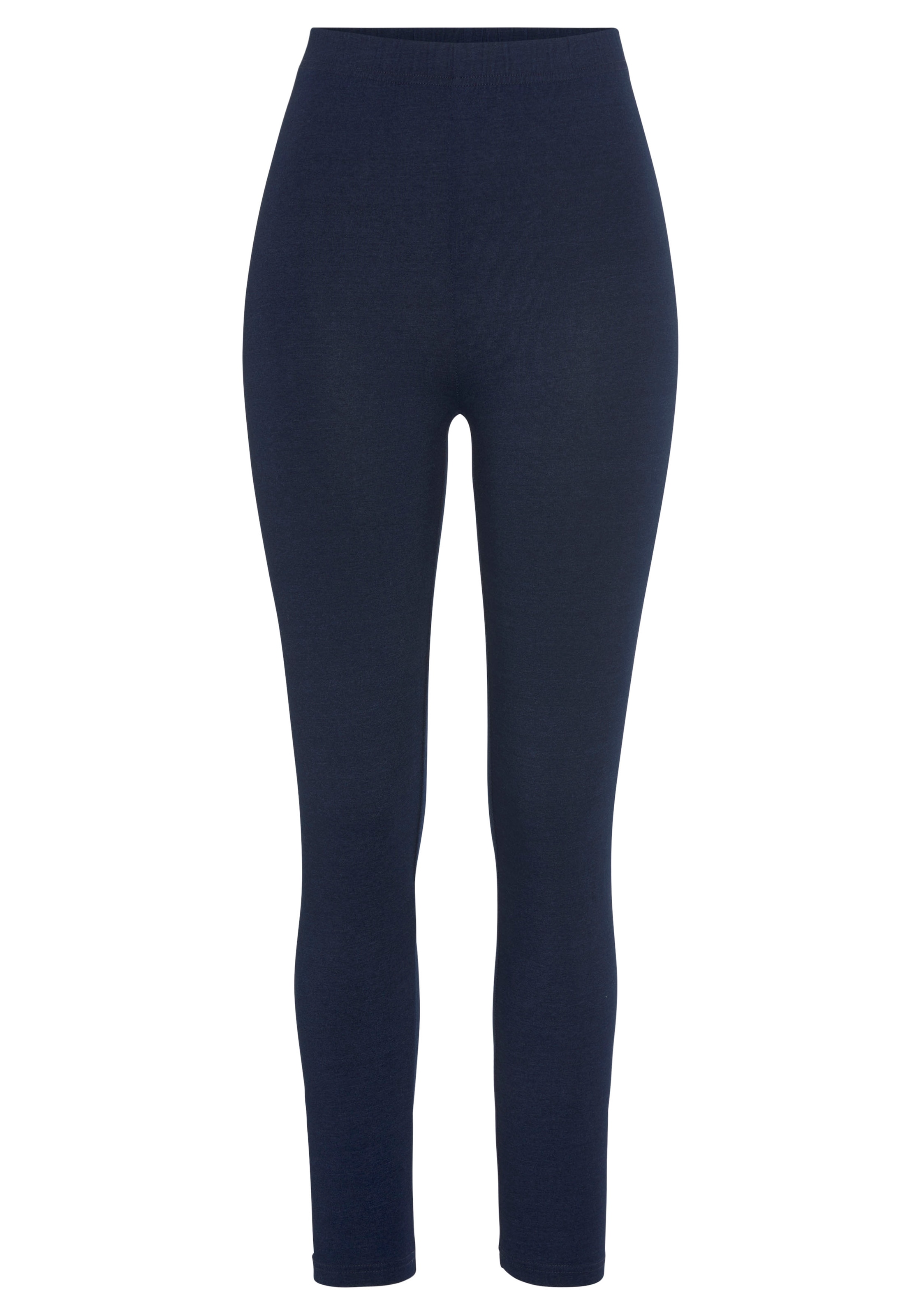 Vivance active Leggings, (2er-Pack), mit Gummibund, Loungewear