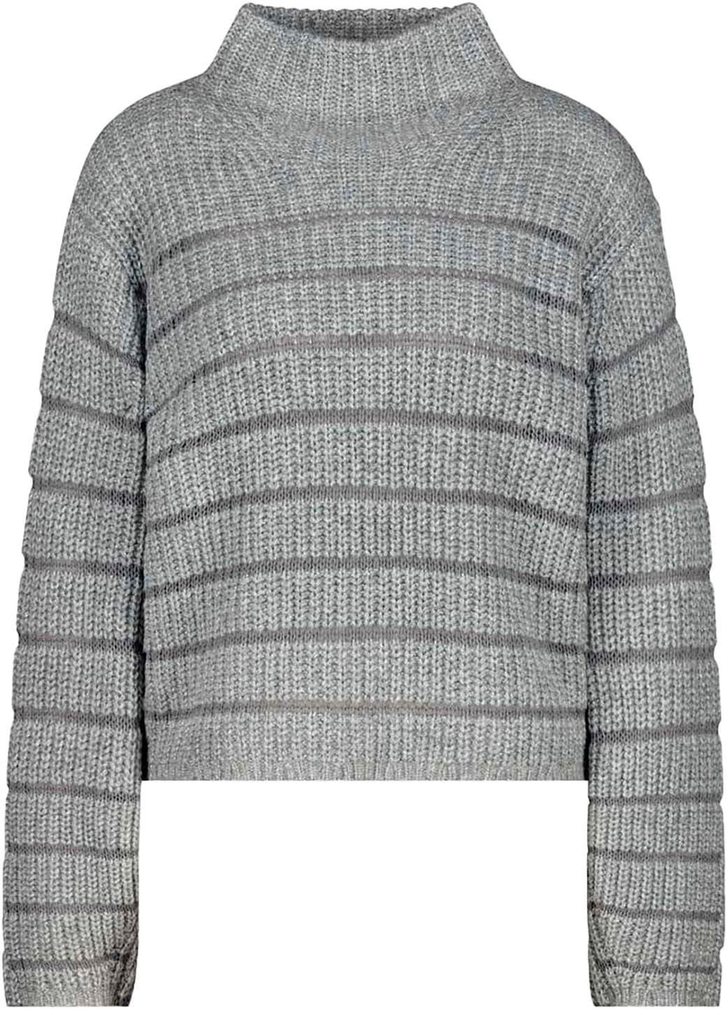 Monari Stehkragenpullover, mit Streifen