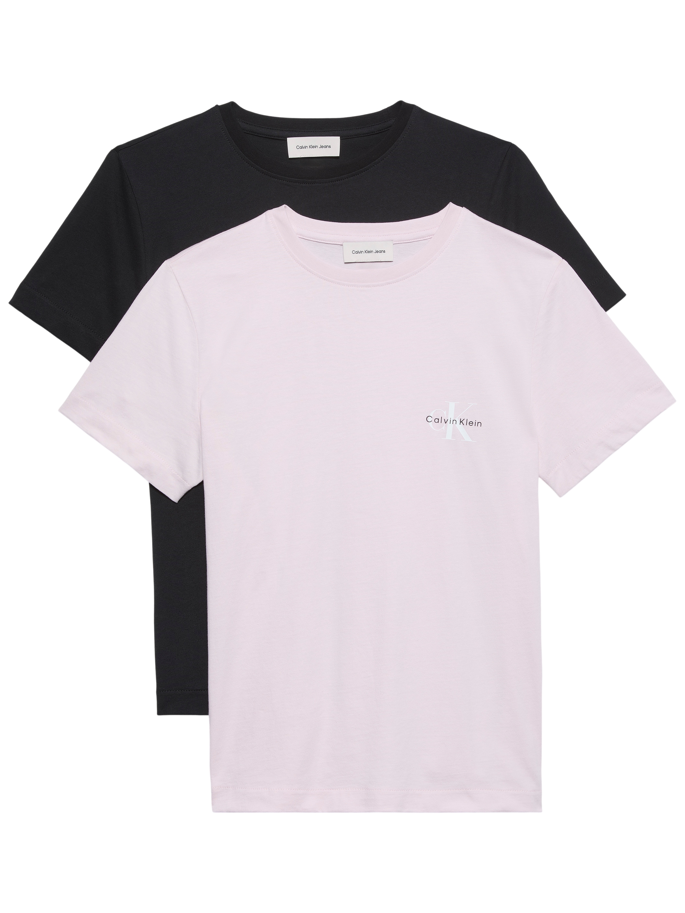 Calvin Klein Jeans T-Shirt "MONOLOGO CN 2 PACK TEE" Packung, 2er-Pack, 2 tlg., Logoschriftzug