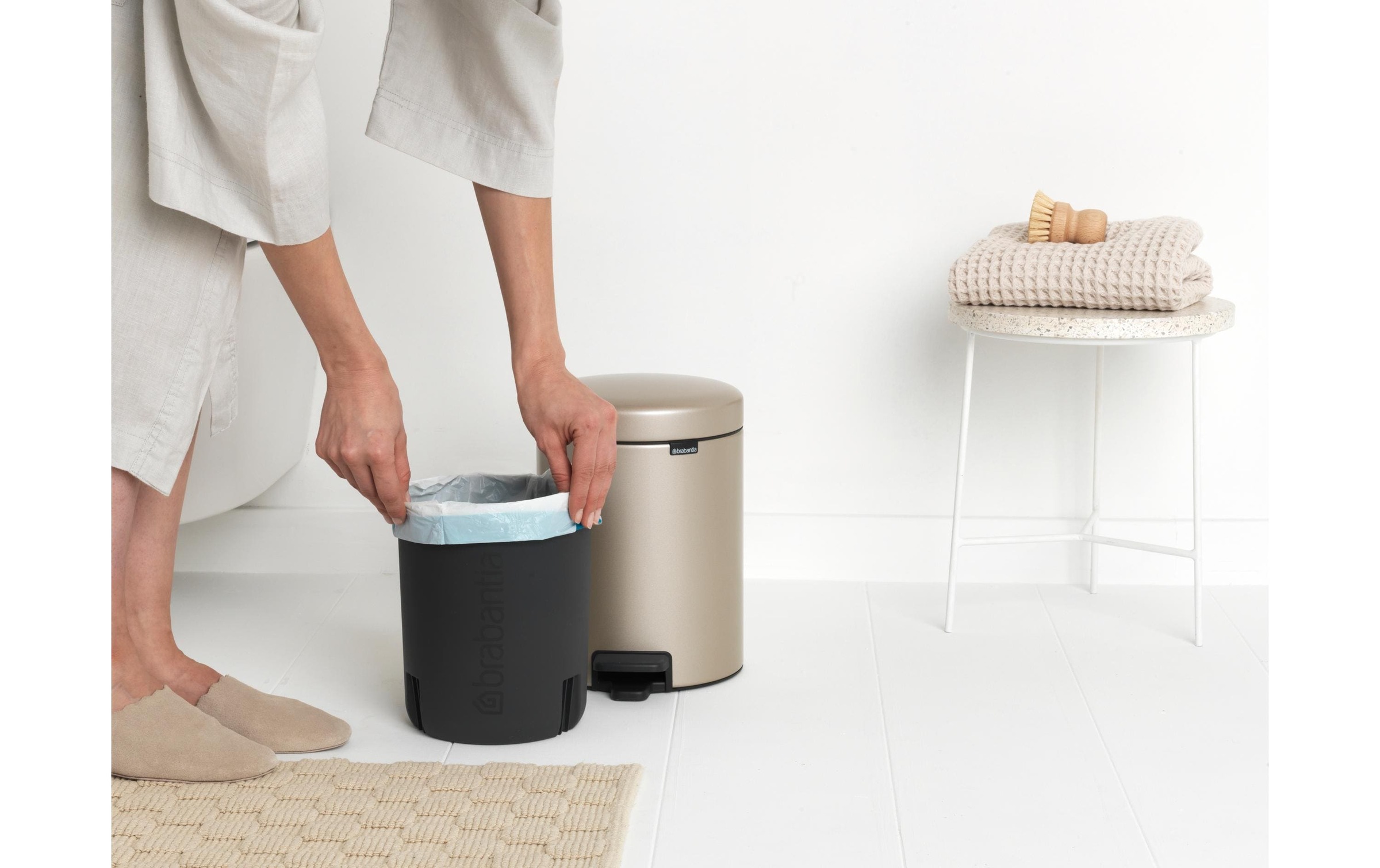Brabantia Kosmetikeimer »NewIcon 5 l, Champagner«, 1 Behälter