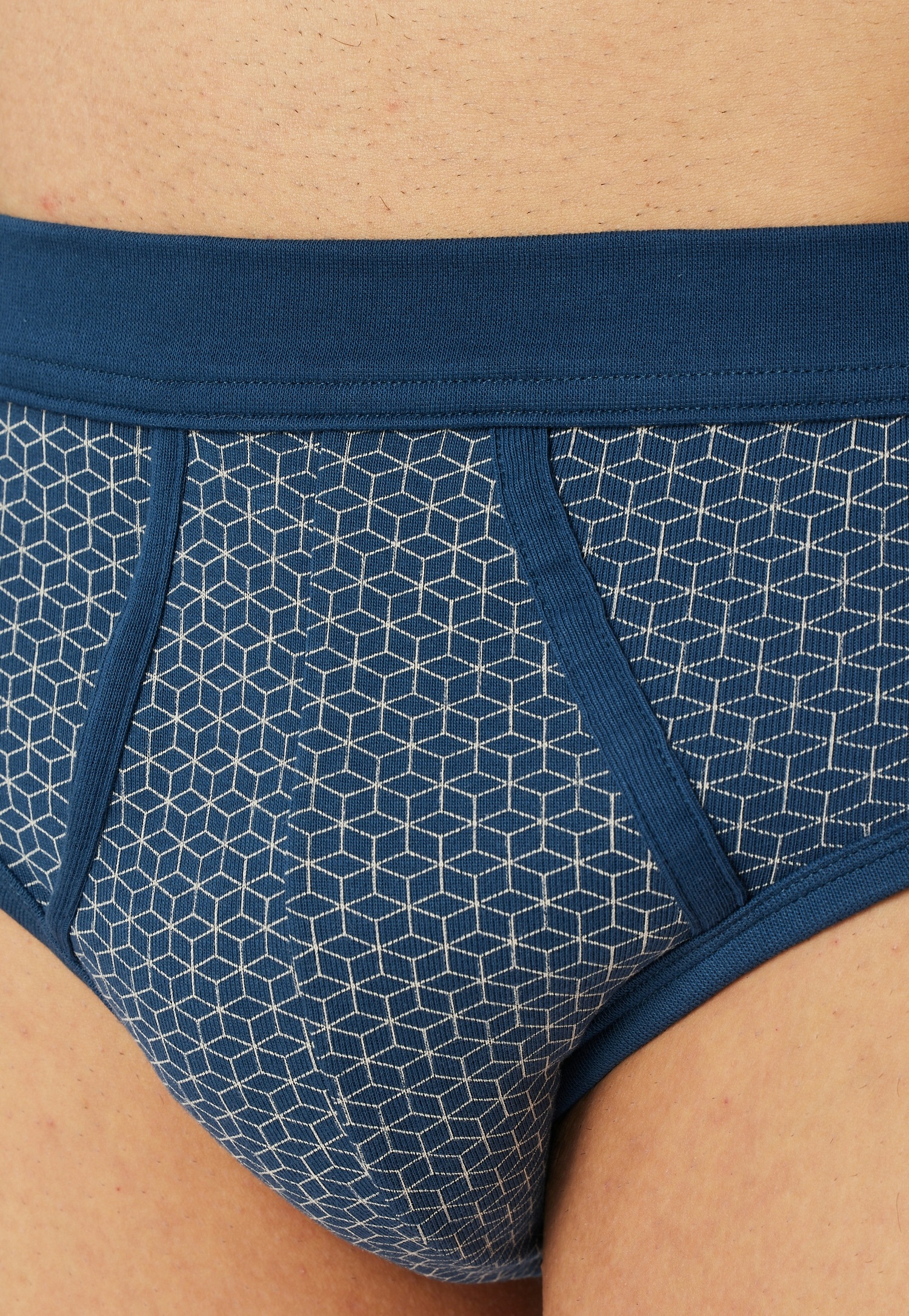 Schiesser Slip »"Original Classics"«, (2er-Pack), mit kontrastfarbenem Karomuster