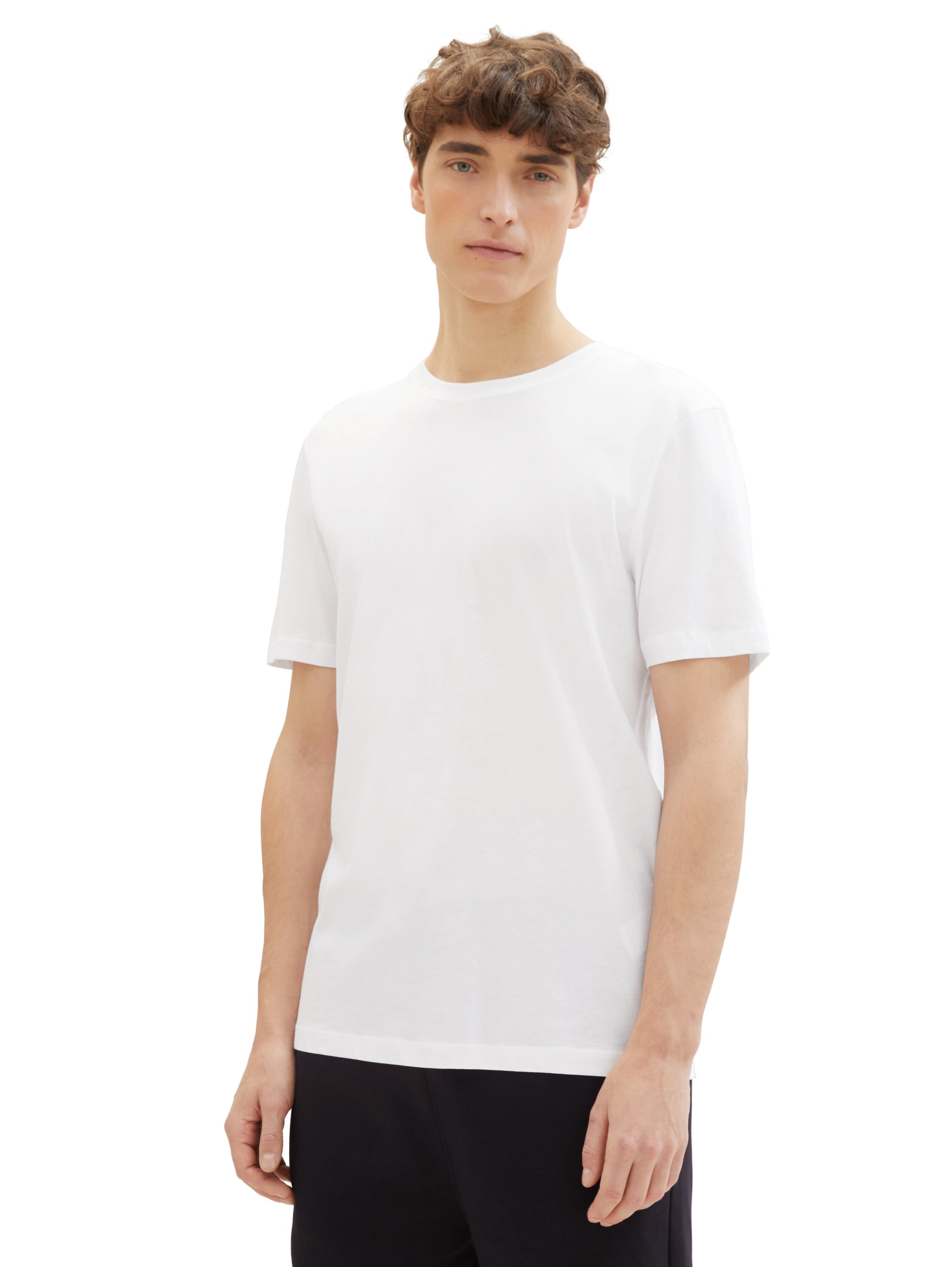 TOM TAILOR Denim T-Shirt, (Packung, 3 tlg.)