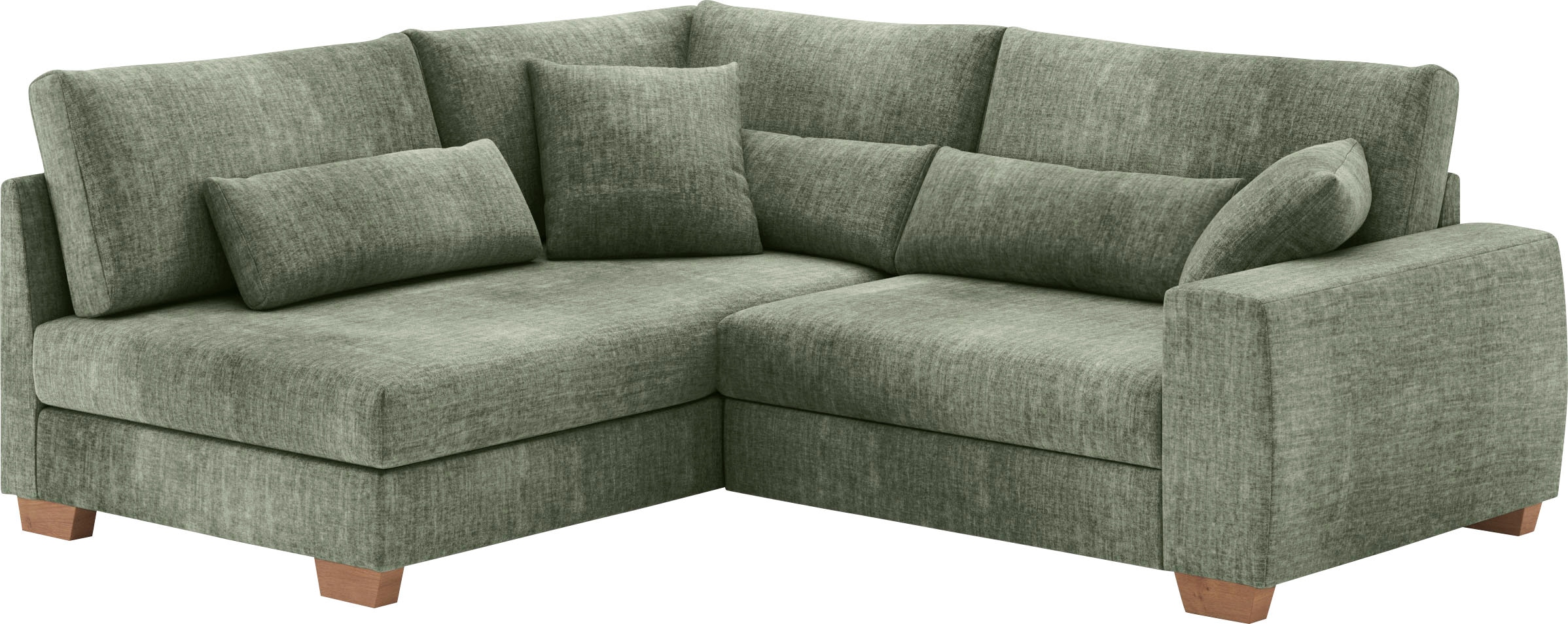 Mr. Couch Ecksofa »Helena L-Form«, Mit Federkern, wahlweise mit Bettfunktion und Taschenfederkern