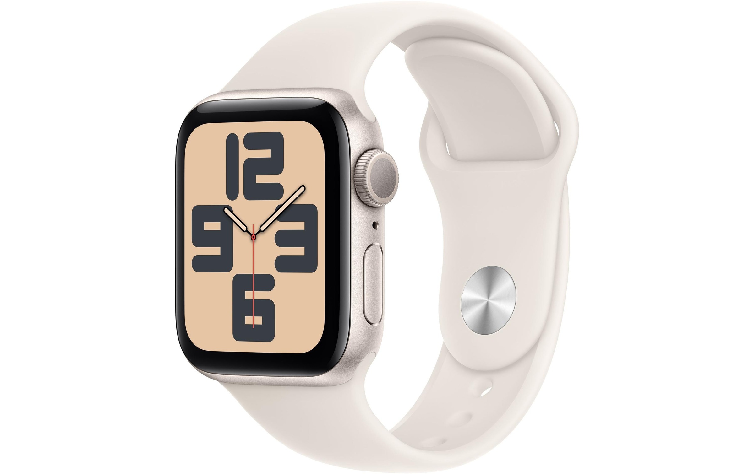 Apple Watch SE (2024), 44 mm, GPS, Sport Band S/M, Polarstern