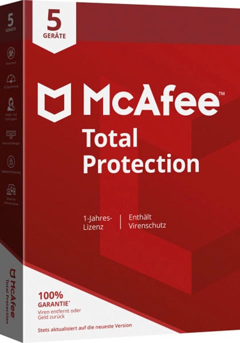 McAfee Virensoftware »McAfee Total Protection 05-Device (Code in a Box)«, (1 St.)