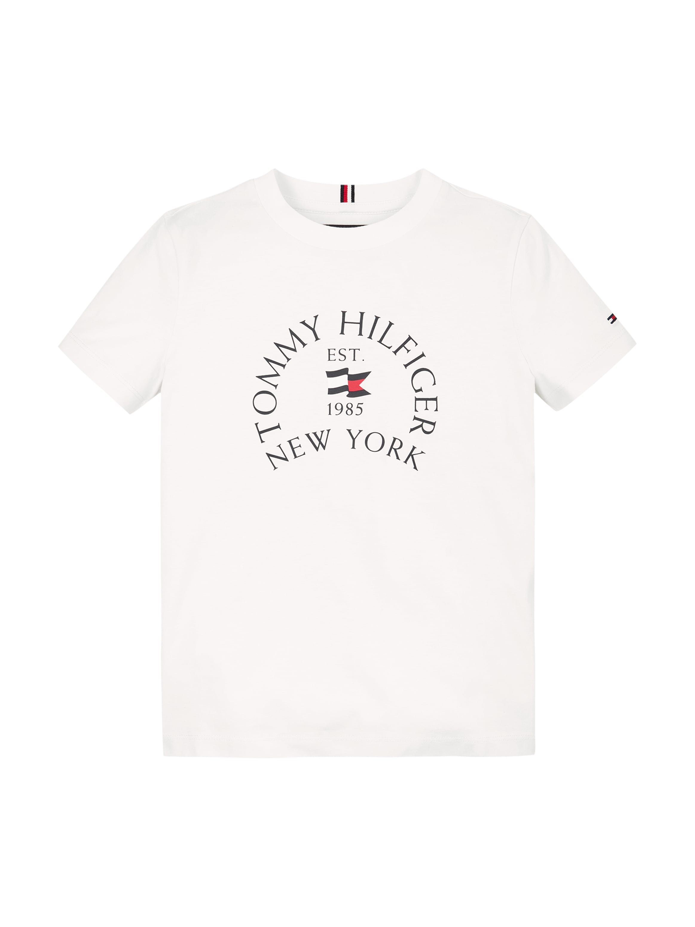 Tommy Hilfiger T-Shirt »NAUTICAL ARCH PRINTED REG TEE SS«, mit grossem Logo