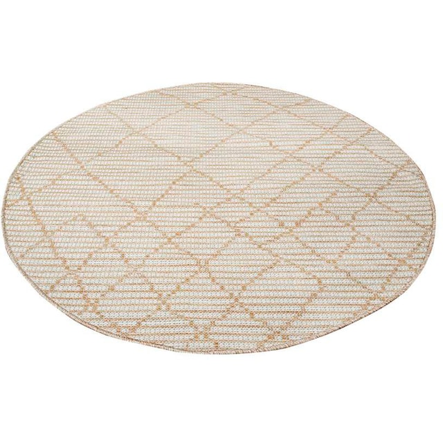 Carpet City Teppich »Palm«, rund, Wetterfest & UV-beständig, für Balkon,  Terrasse, Küche, flach gewebt online kaufen | Jelmoli-Versand