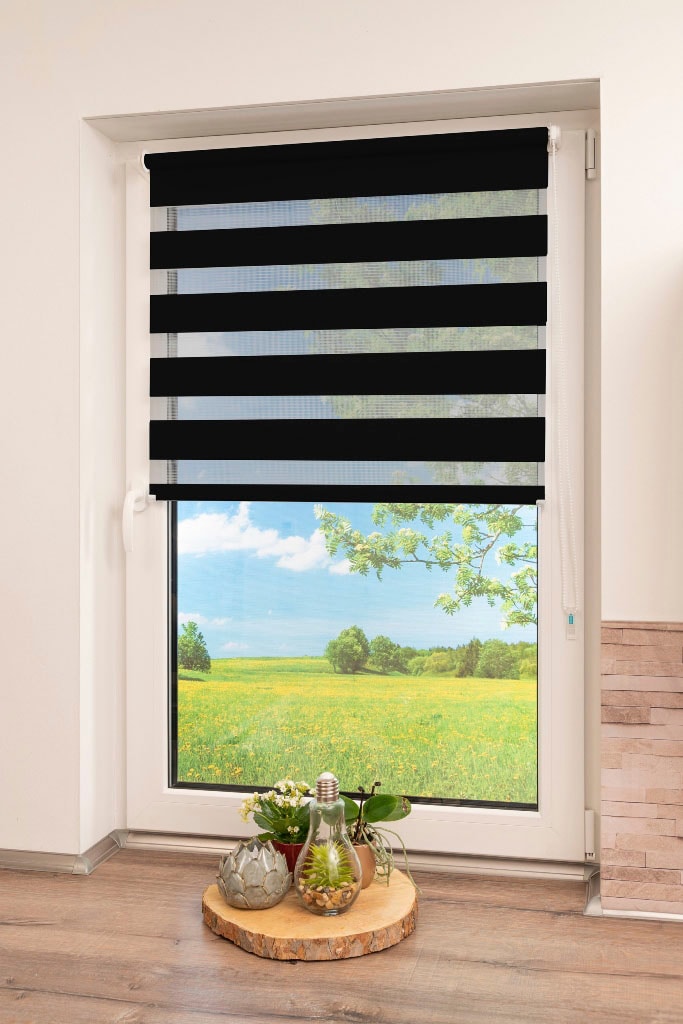 K-HOME Doppelrollo »Maringa Klemmfix«, Lichtschutz, ohne Bohren