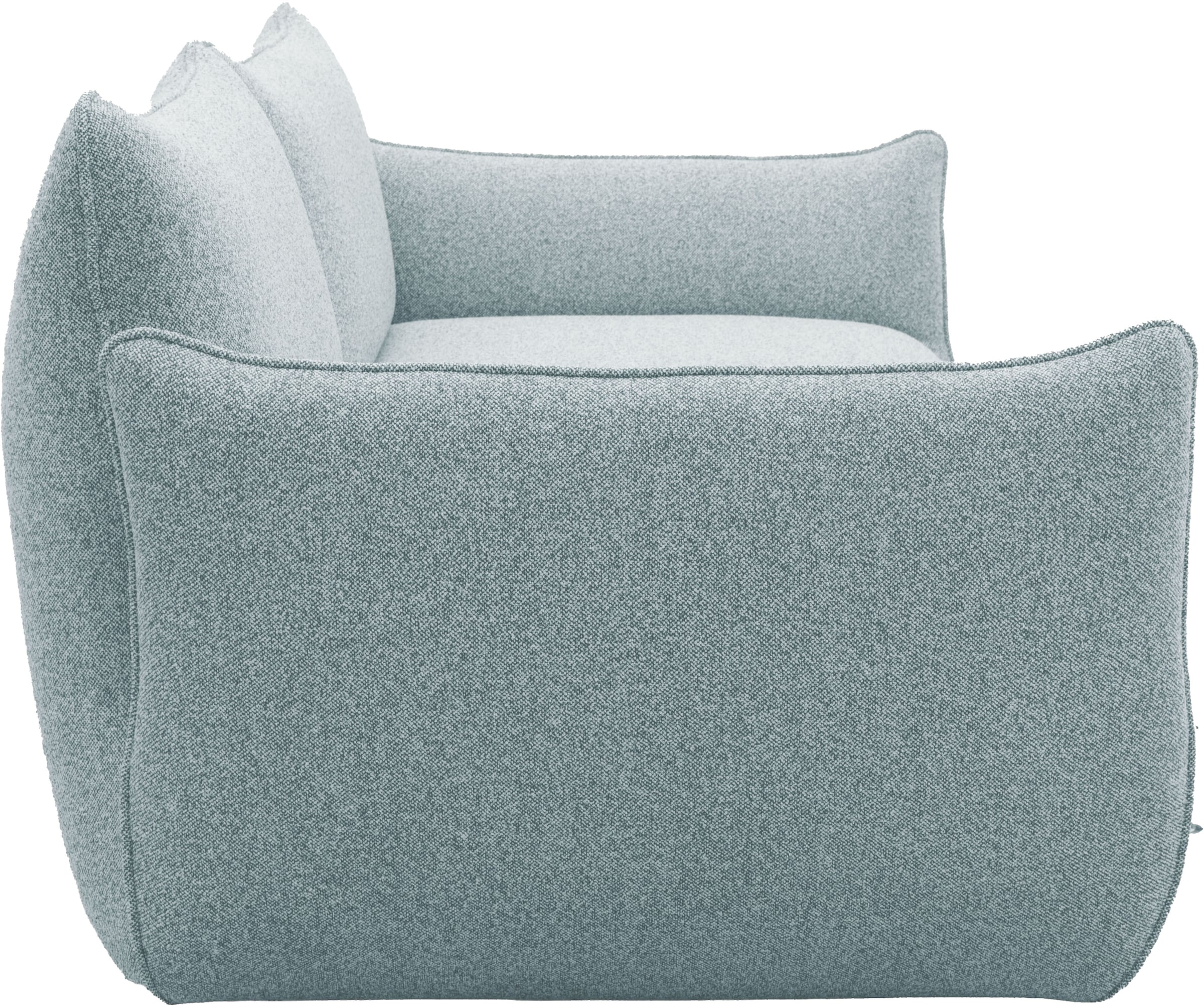 DOMO collection Big-Sofa »800022 in 2 Breiten, Taschenfederkern für hohen Sitzkomfort«, Breite 194cm. Pflegeleichter Strukturstoff aus 100% Polyester
