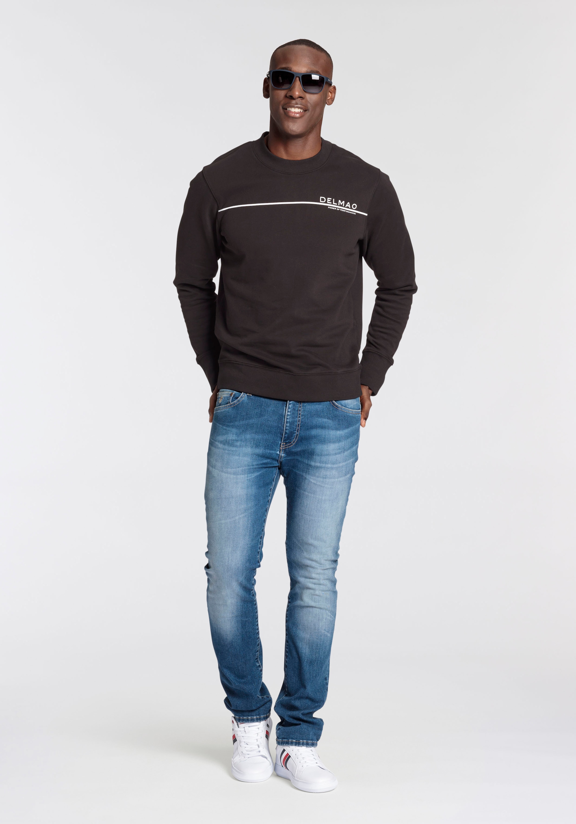 DELMAO Sweatshirt, mit Print