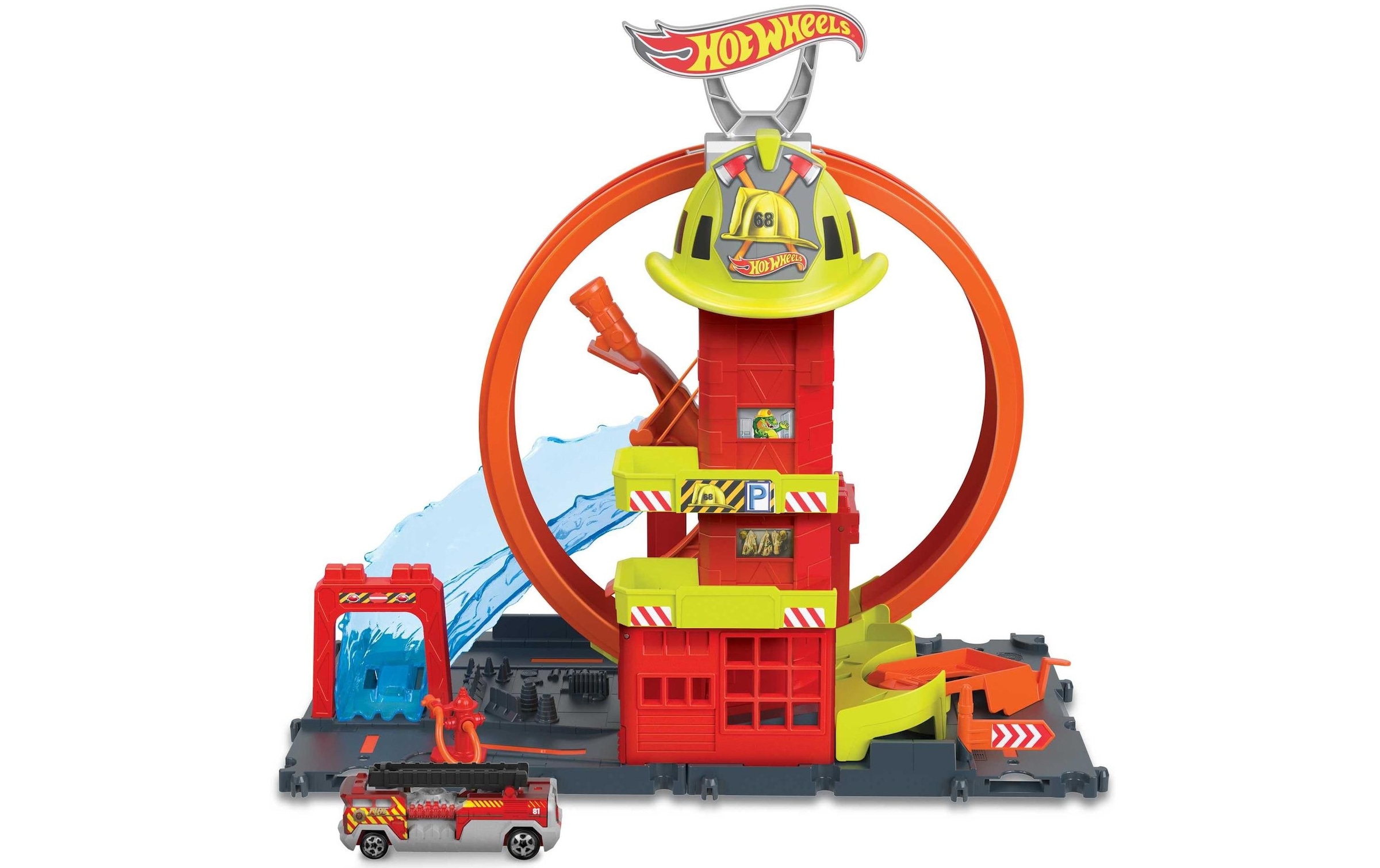 Hot Wheels Spielzeug-Auto »City Super Fire Station«