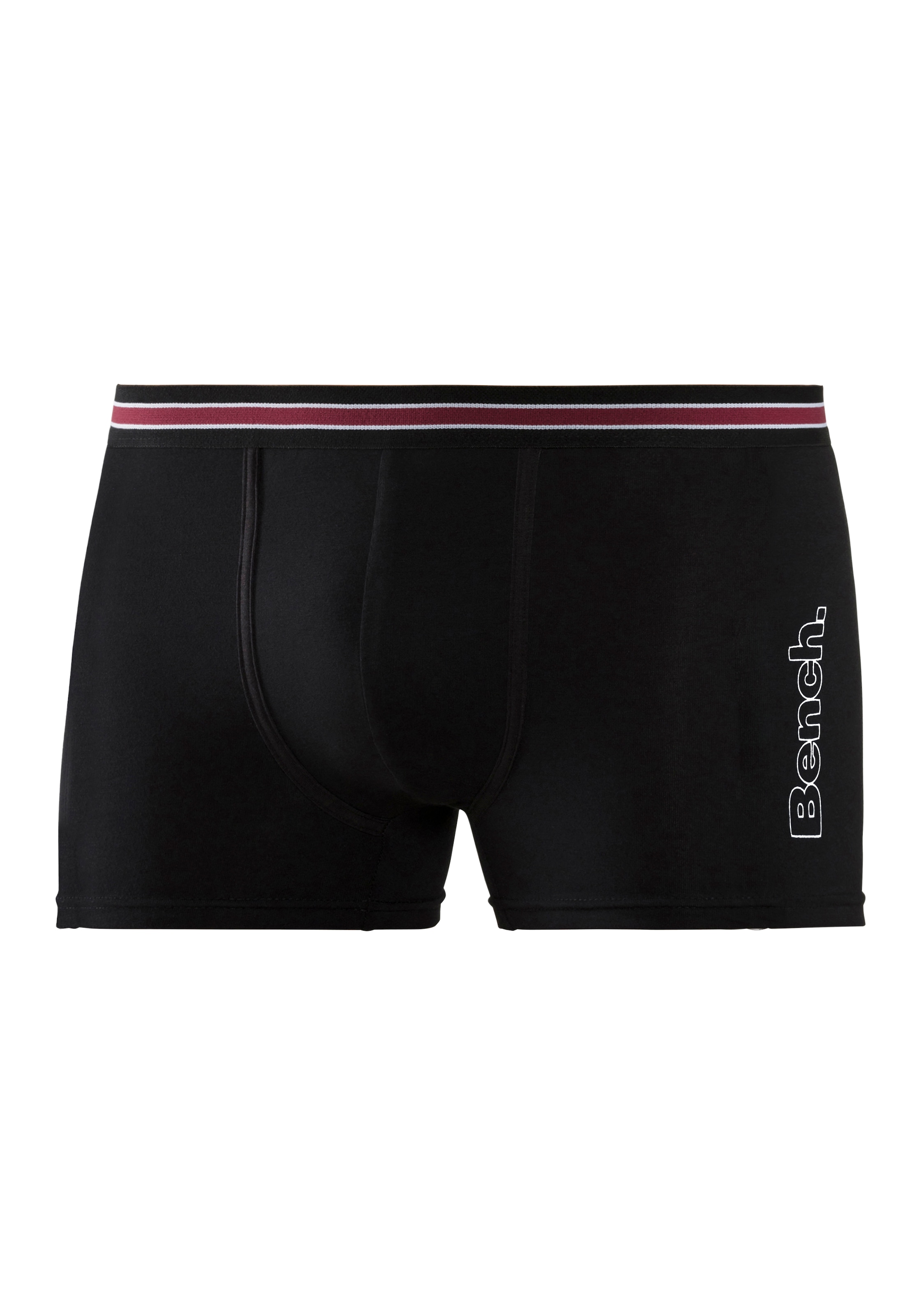 Bench. Boxer »Boxershorts für Herren«, (Packung, 4 St.), Unterhosen mit seitlichem Logo Druck