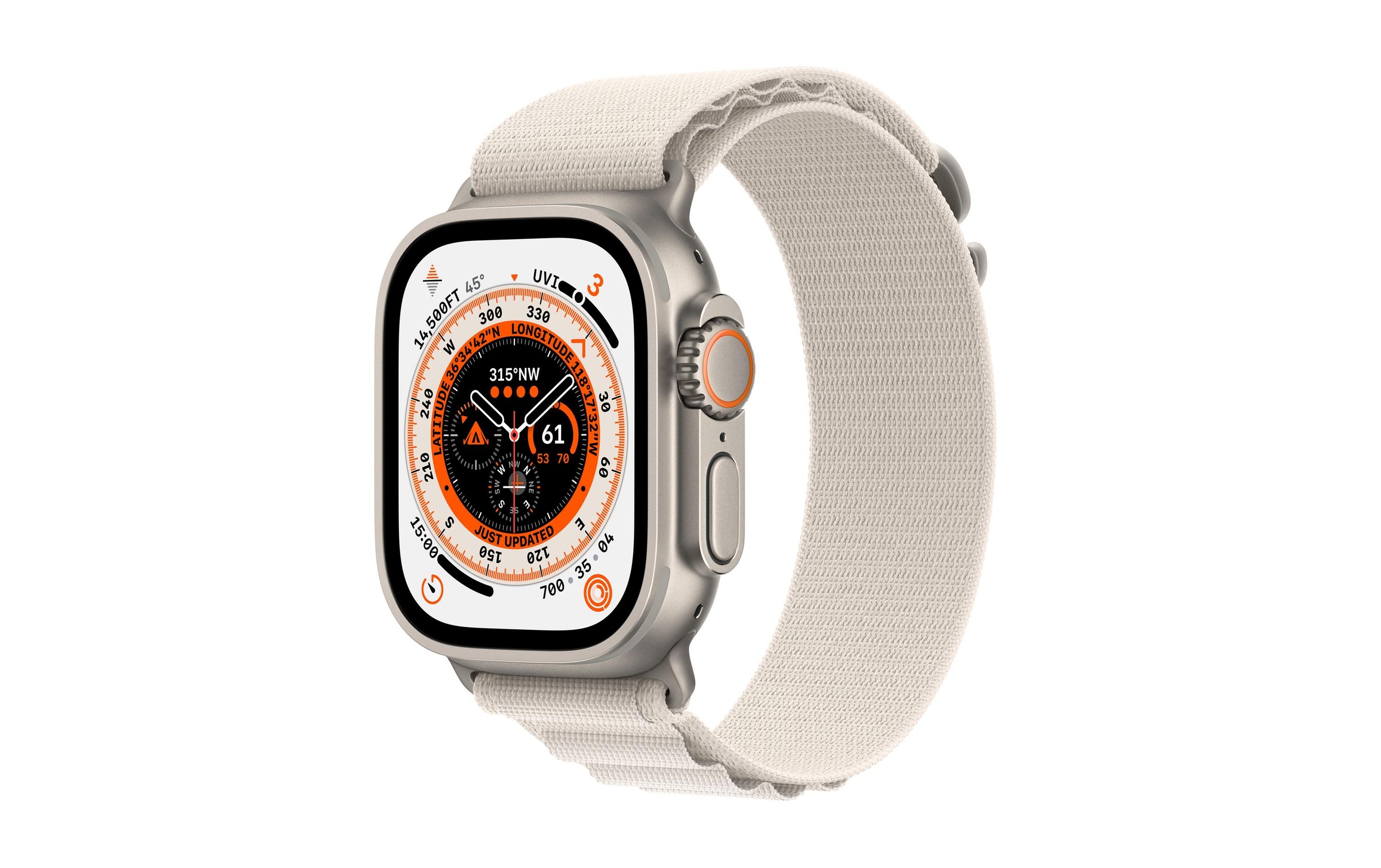 Apple Smartwatch »Ultra, GPS + Cellular, 49mm Titanium Case«, (Watch OS MQFQ3FD/A) kaufen